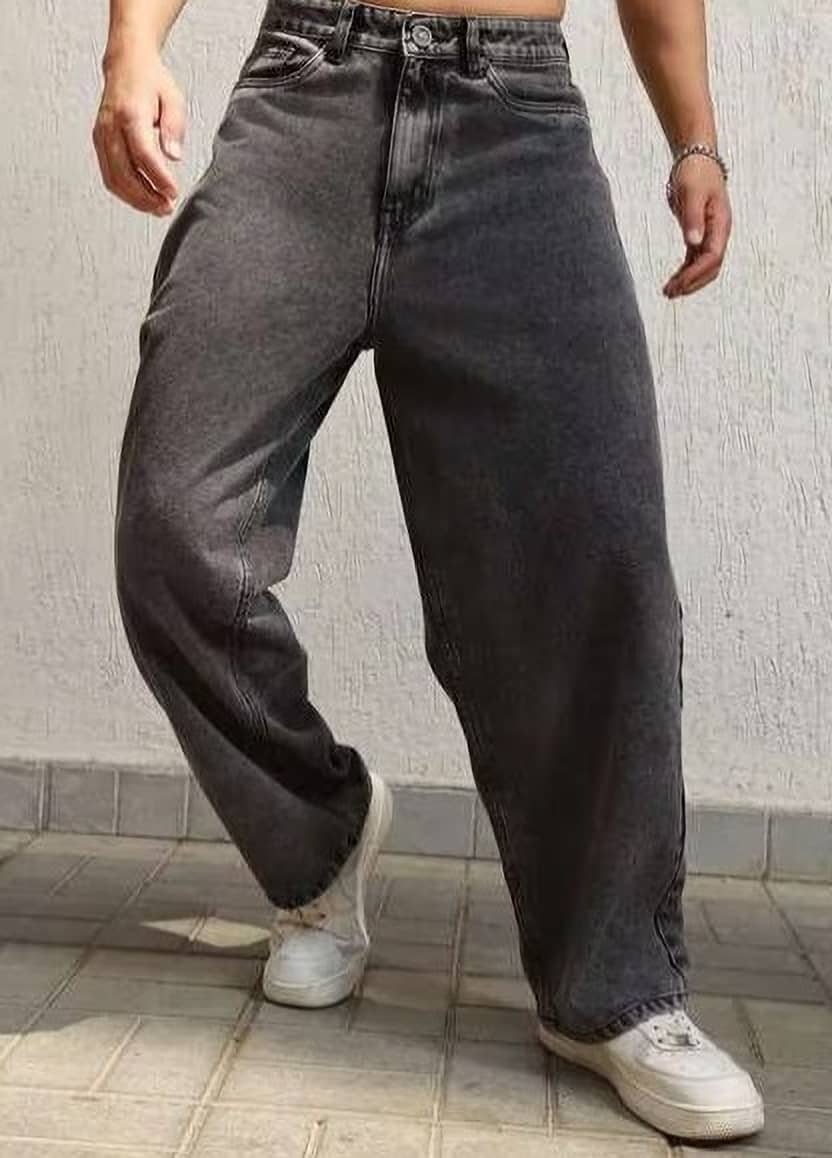 Star4well Relaxed Clean Look Men's Jeans - Grey ( Pack of 1 ) - Jeans | Buy online on ZillyBuy