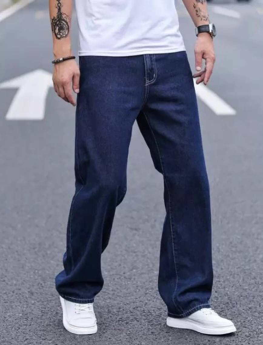 Star4well Relaxed Clean Look Men's Jeans - Dark Blue ( Pack of 1 ) Star4well Relaxed Clean Look Men's Jeans - Dark Blue ( Pack of 1 )