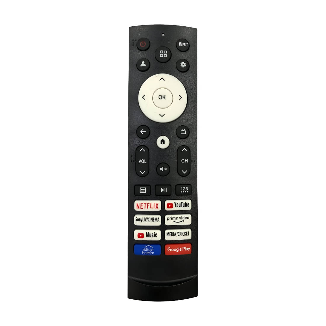     			Upix Compatible for Hisense Smart TV Remote No. 1256 (No Voice)