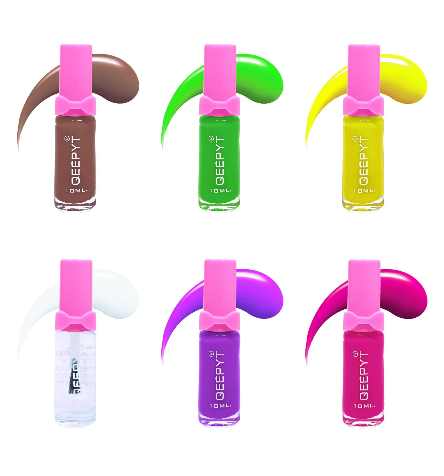     			Qeepyt Radiant Shine Nail Polish Set Multicolour Magic (Pack of 6)