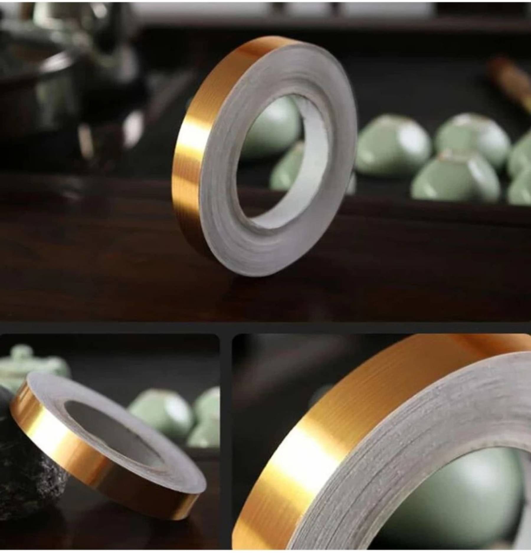 sekhmet Gold Single Sided Decorative Tape ( Pack of 1 ) sekhmet Gold Single Sided Decorative Tape ( Pack of 1 )