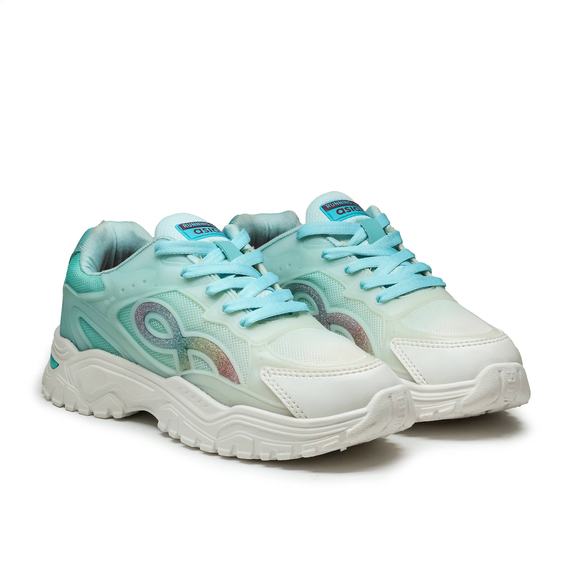     			ASIAN Green Women's Sneakers