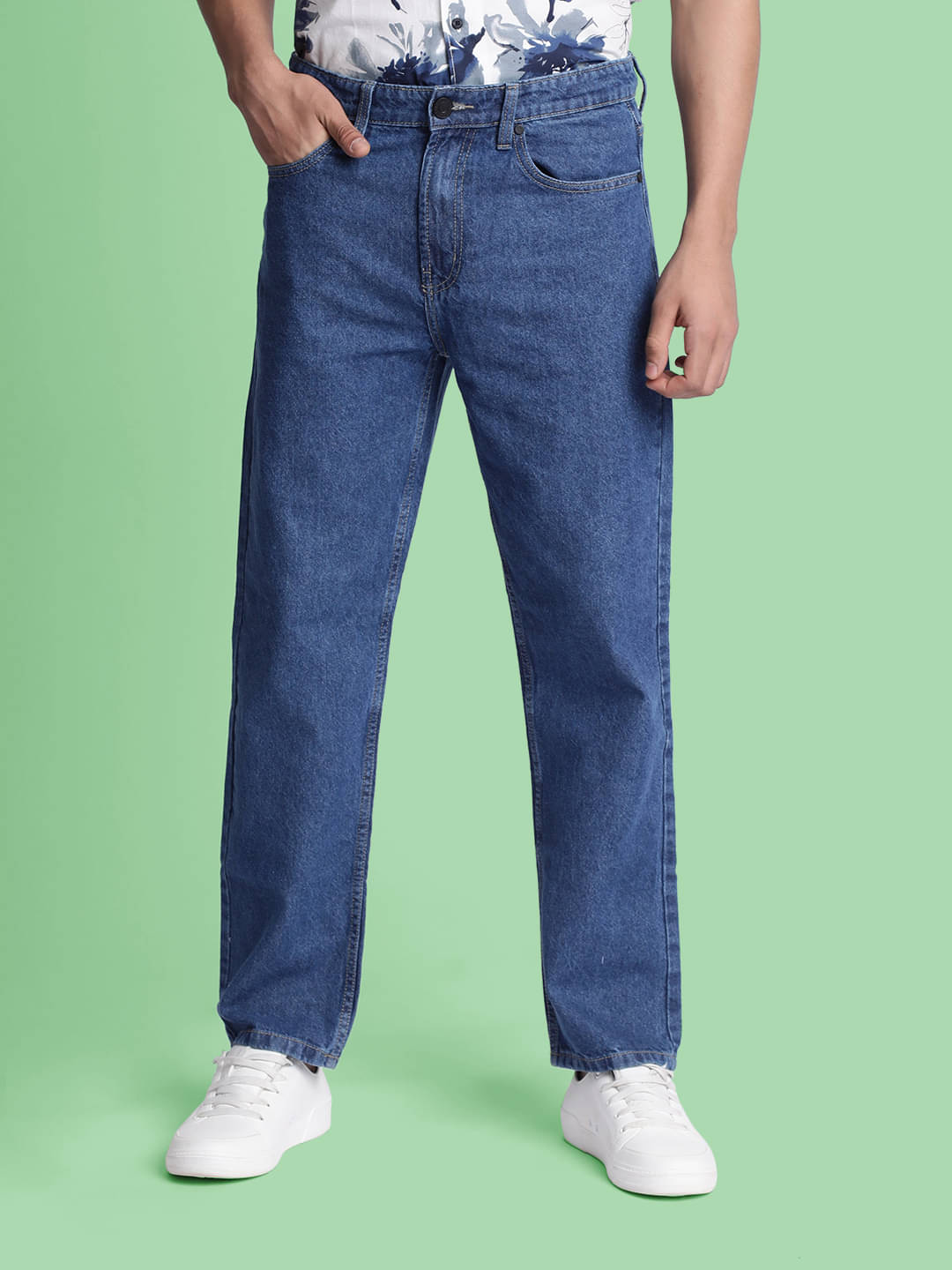     			Bene Kleed Relaxed Clean Look Men's Jeans - Blue ( Pack of 1 )