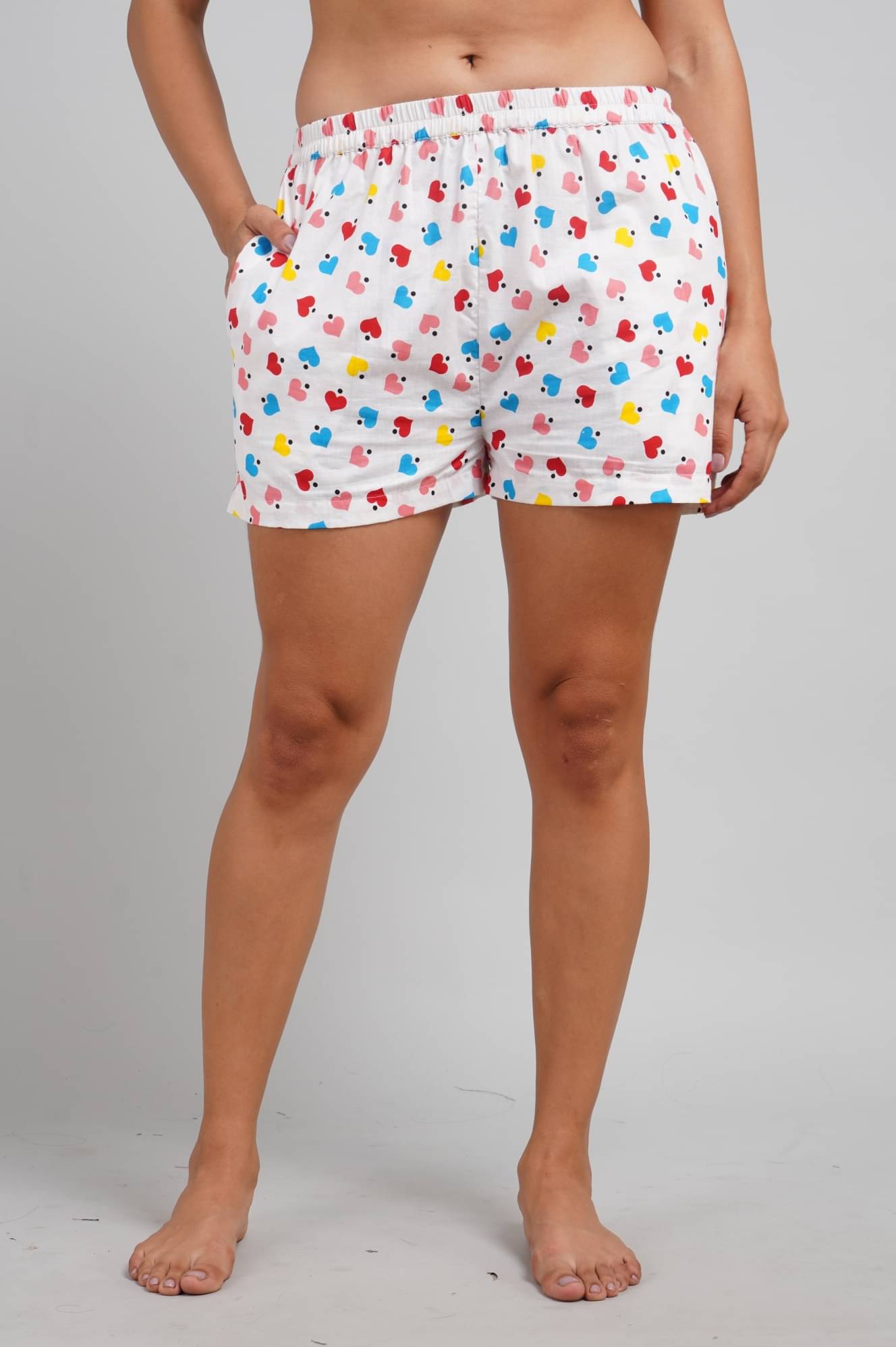     			Dwears Cotton Hot Pants - Multicolor 5 Single