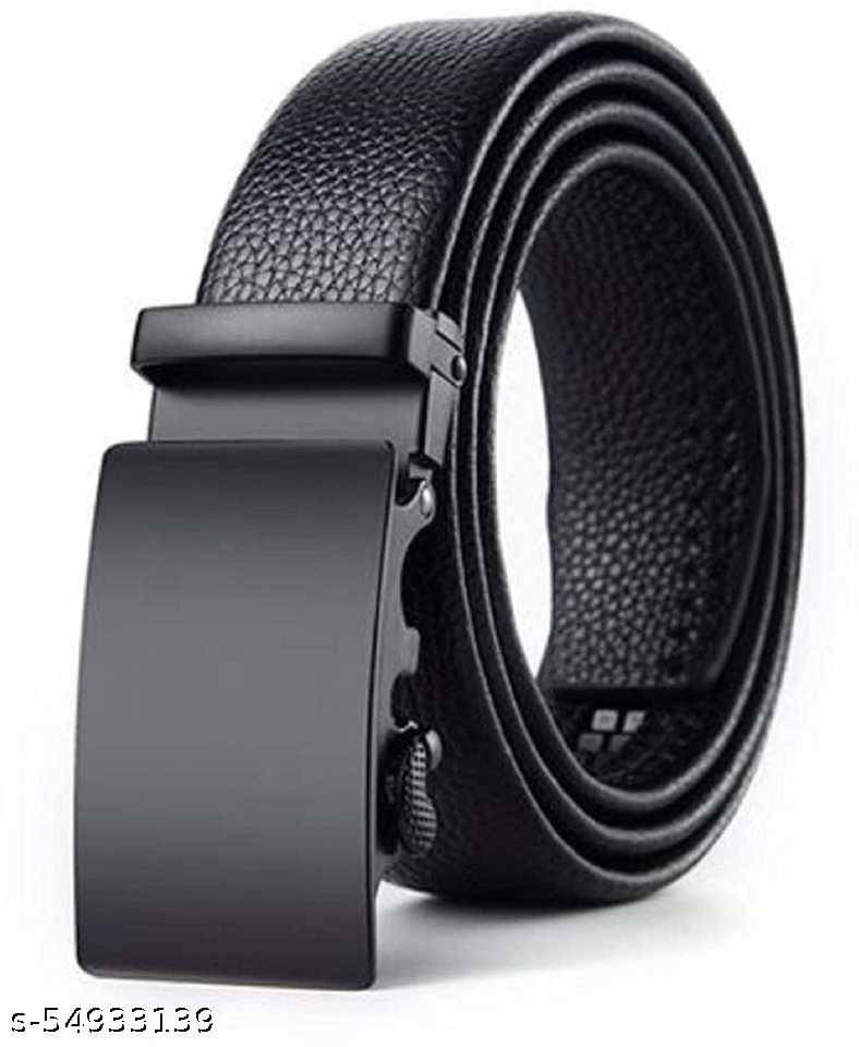     			Front Look - Black Nylon Men's Formal Belt ( Pack of 1 )