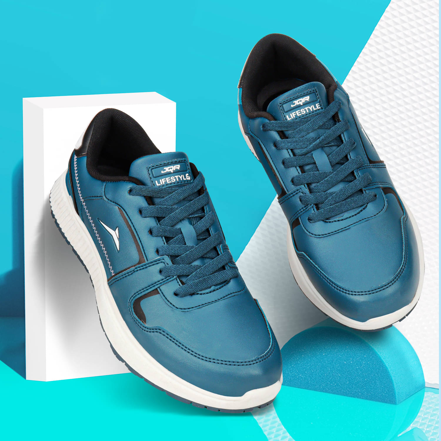     			JQR STYLE-009 Blue Men's Sneakers
