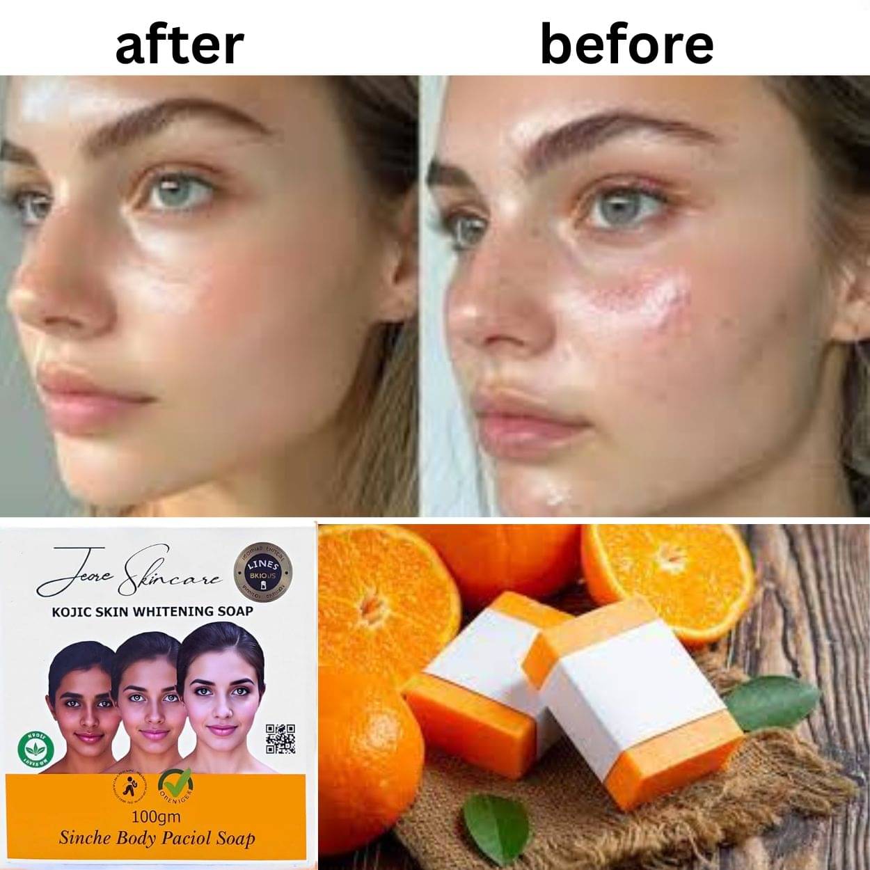     			LUCACCI Skin Whitening Soap for All Skin Type ( Pack of 1 )