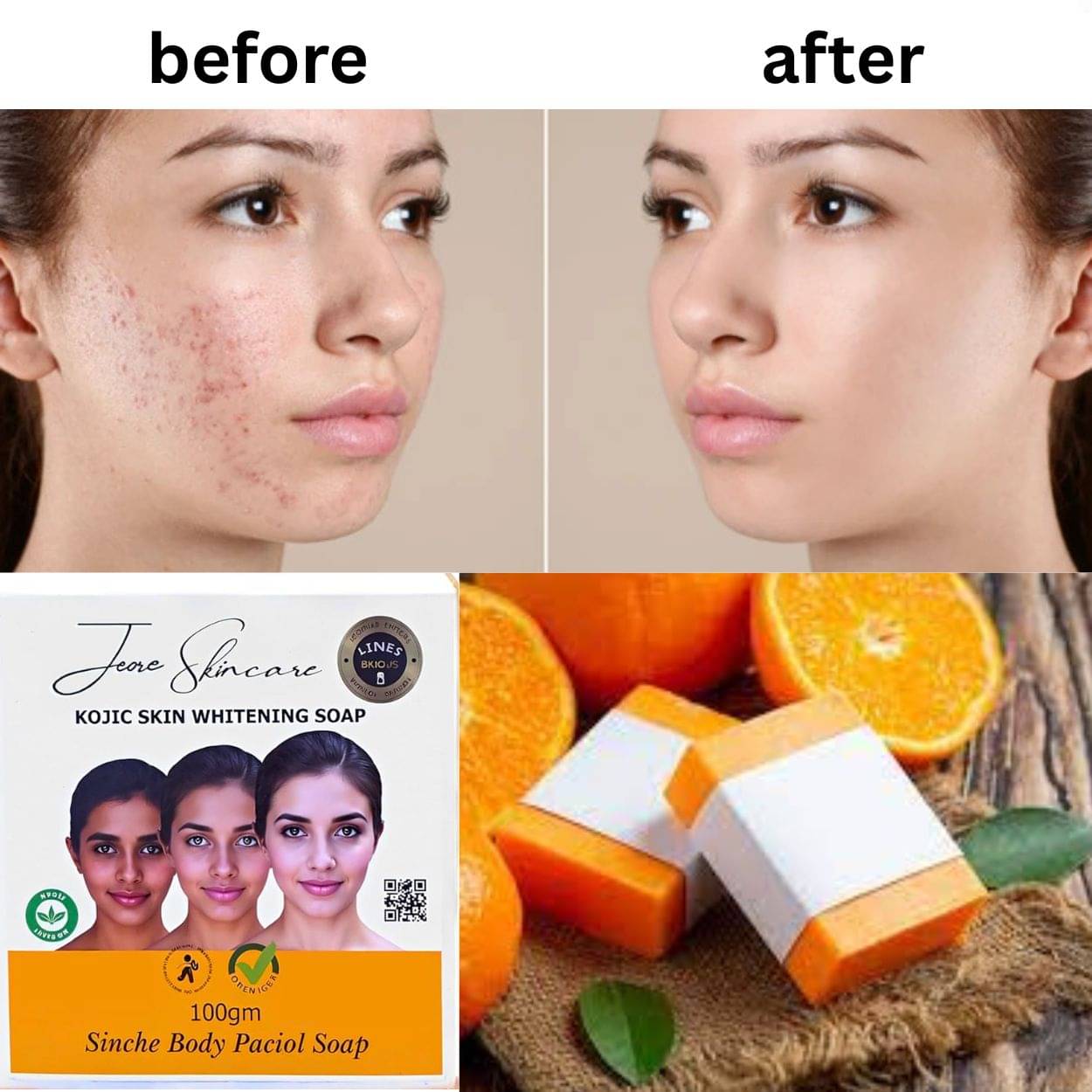     			LUCACCI Skin Whitening Soap for All Skin Type ( Pack of 1 )