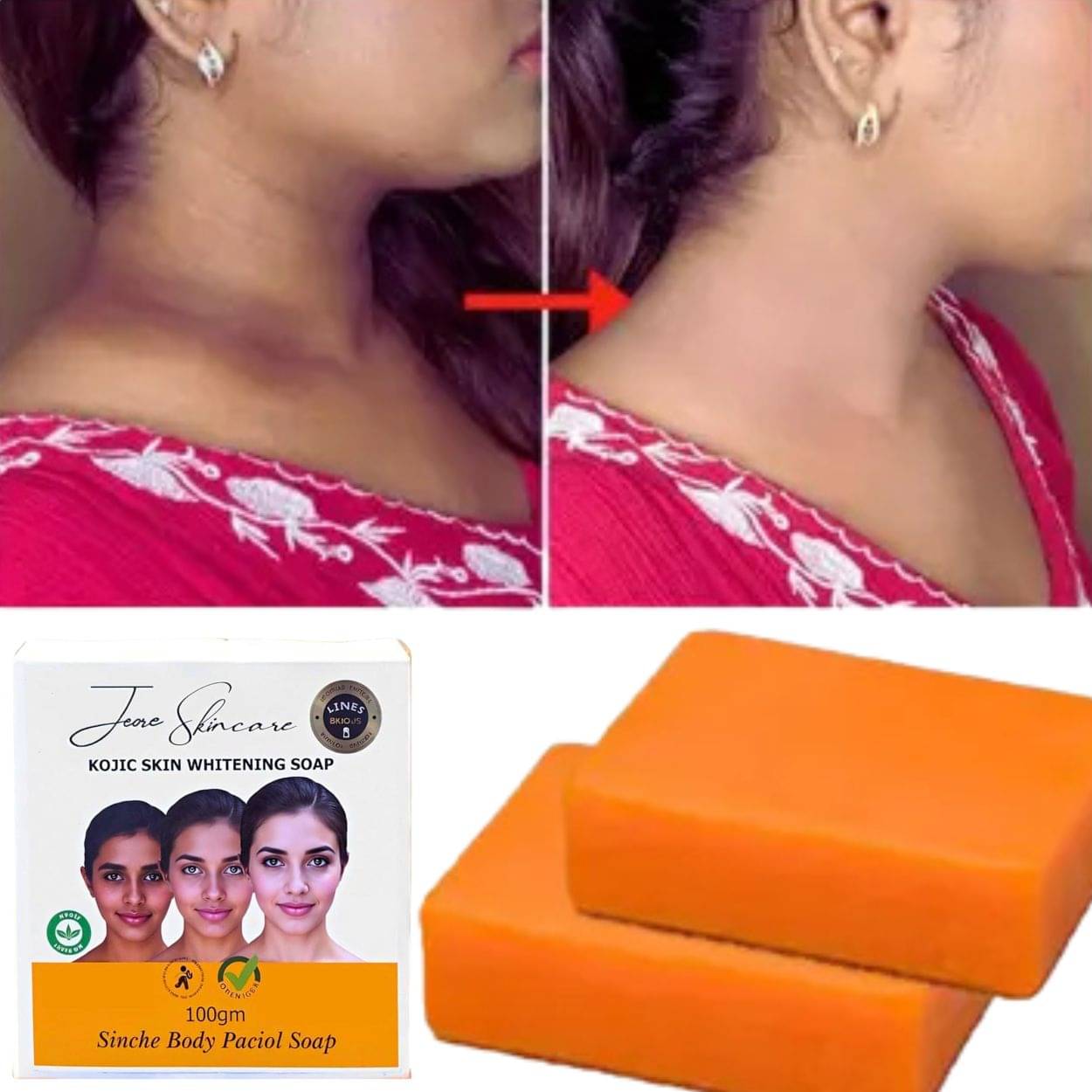     			LUCACCI Skin Whitening Soap for All Skin Type ( Pack of 1 )