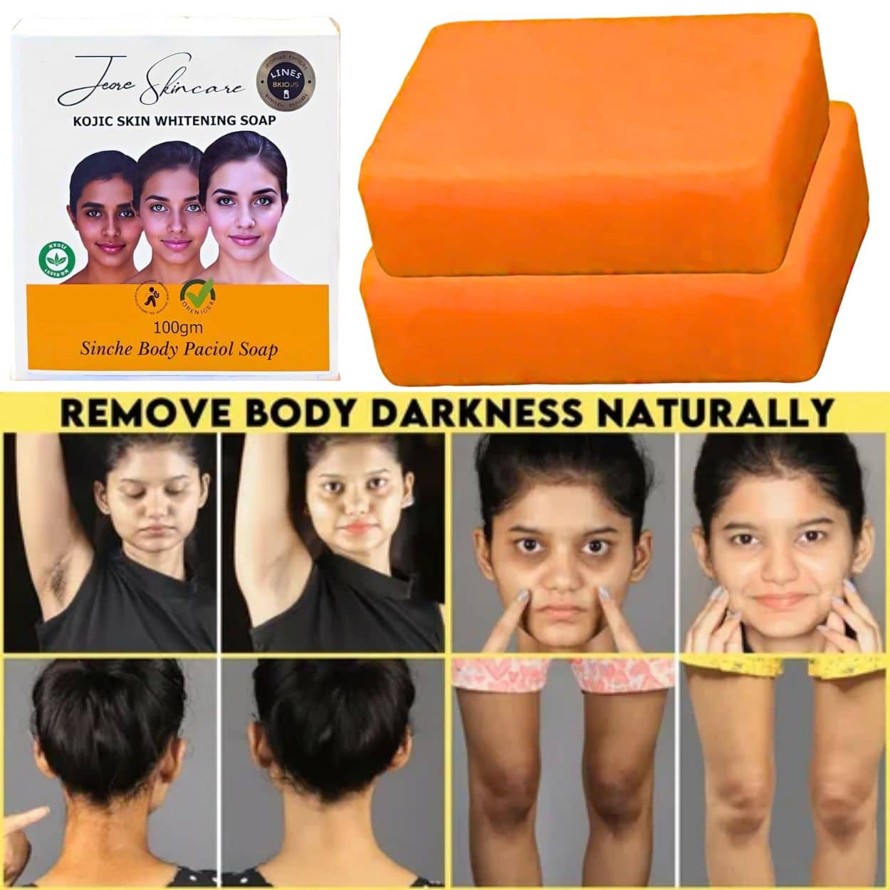 LUCACCI Skin Whitening Soap for All Skin Type ( Pack of 1 )