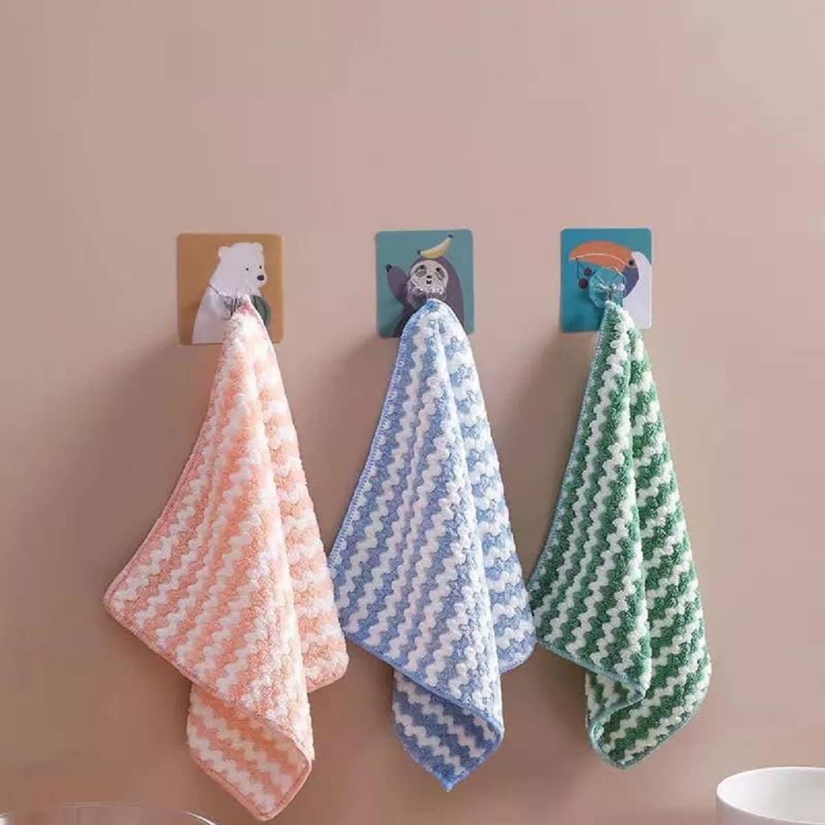     			PENYAN Set of 3 40x60 Microfiber Kitchen Towel