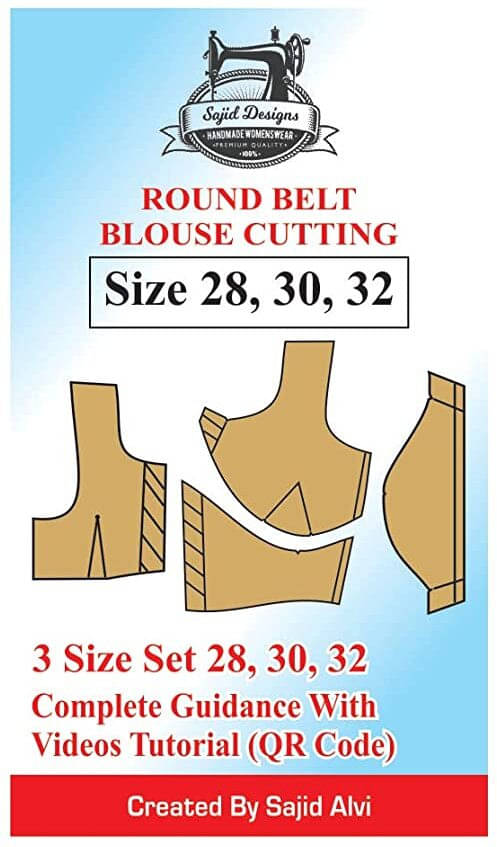     			Tailors Round Belt Blouse Cutting 28,30,32 Set Of 3 Sizes By Sajid Alvi