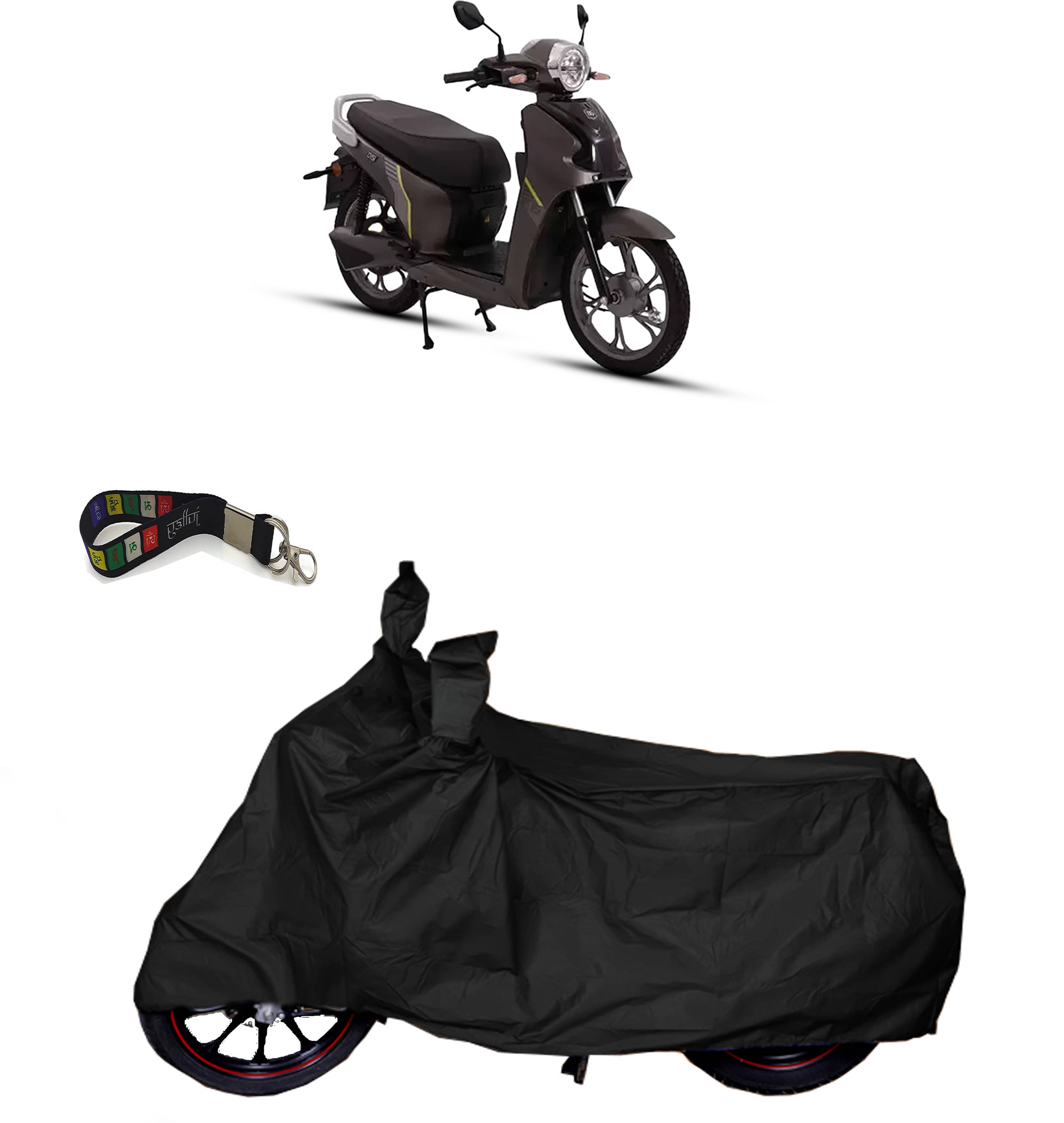 UKIGAL Bike Body Cover for Bgauss ( Pack of 1 ) , Black     			UKIGAL Bike Body Cover for Bgauss ( Pack of 1 ) , Black