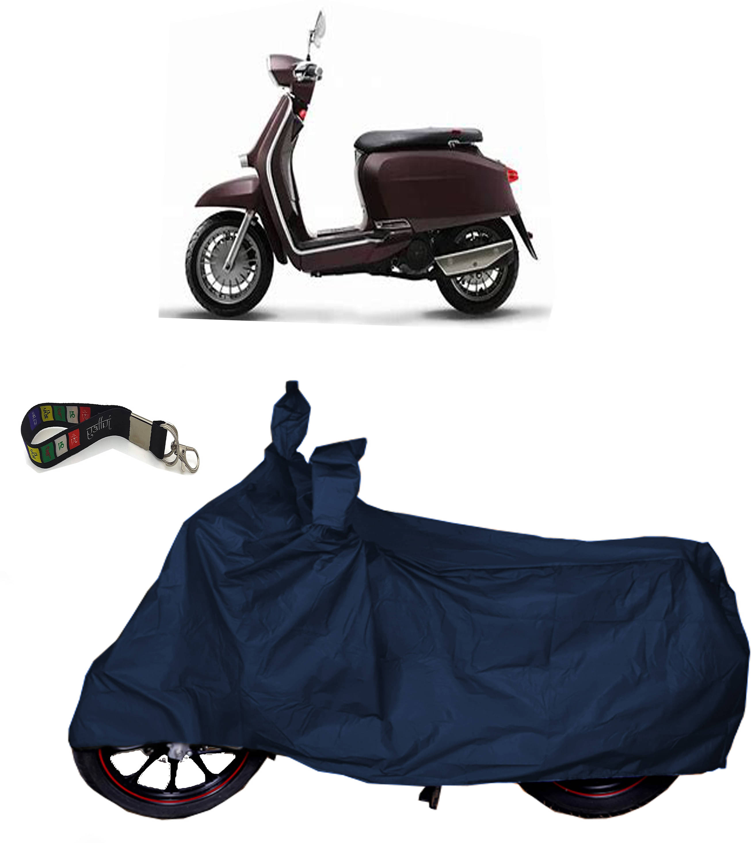 UKIGAL Bike Body Cover for Lambretta ( Pack of 1 ) , Blue     			UKIGAL Bike Body Cover for Lambretta ( Pack of 1 ) , Blue