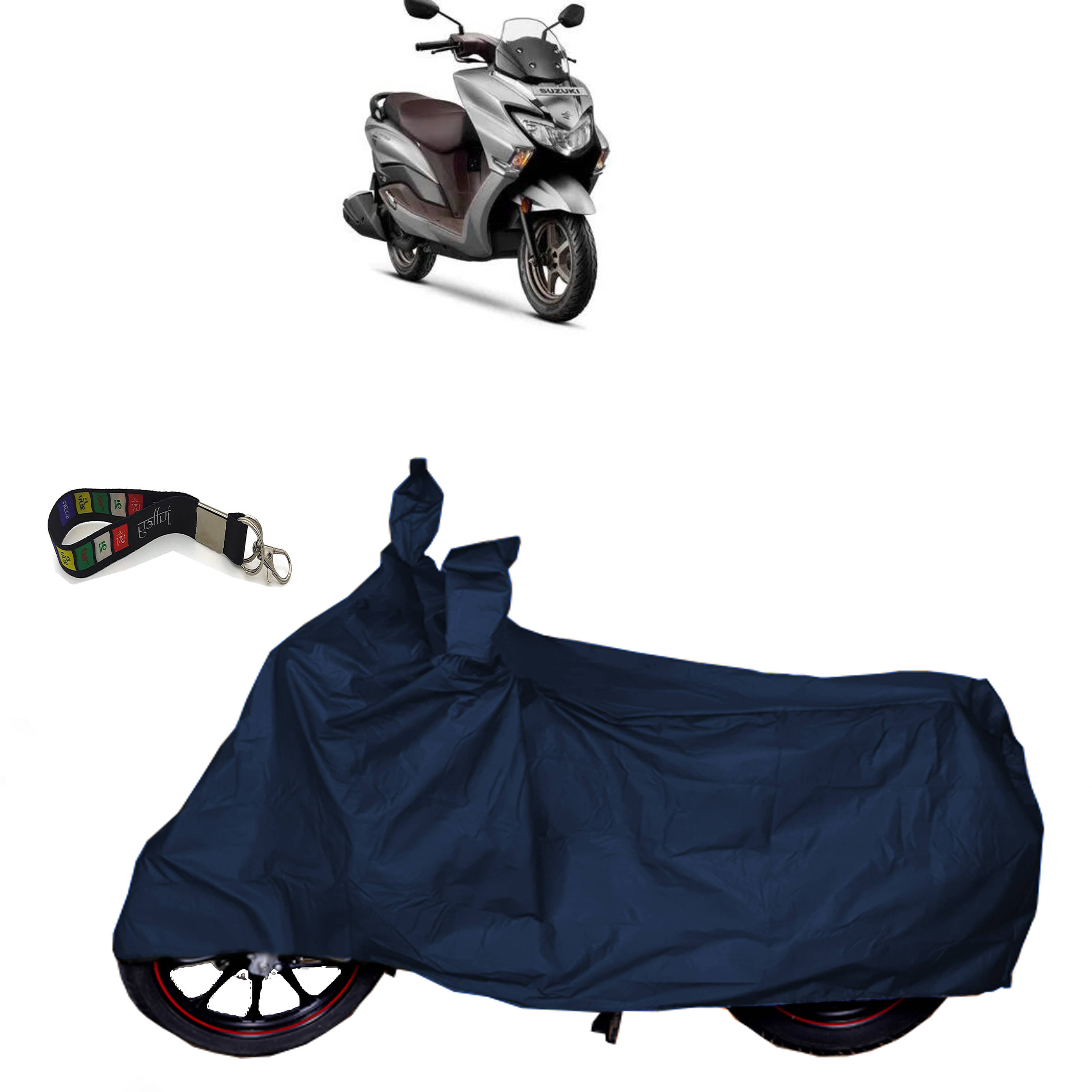 UKIGAL Bike Body Cover for Suzuki ( Pack of 1 ) , Blue     			UKIGAL Bike Body Cover for Suzuki ( Pack of 1 ) , Blue