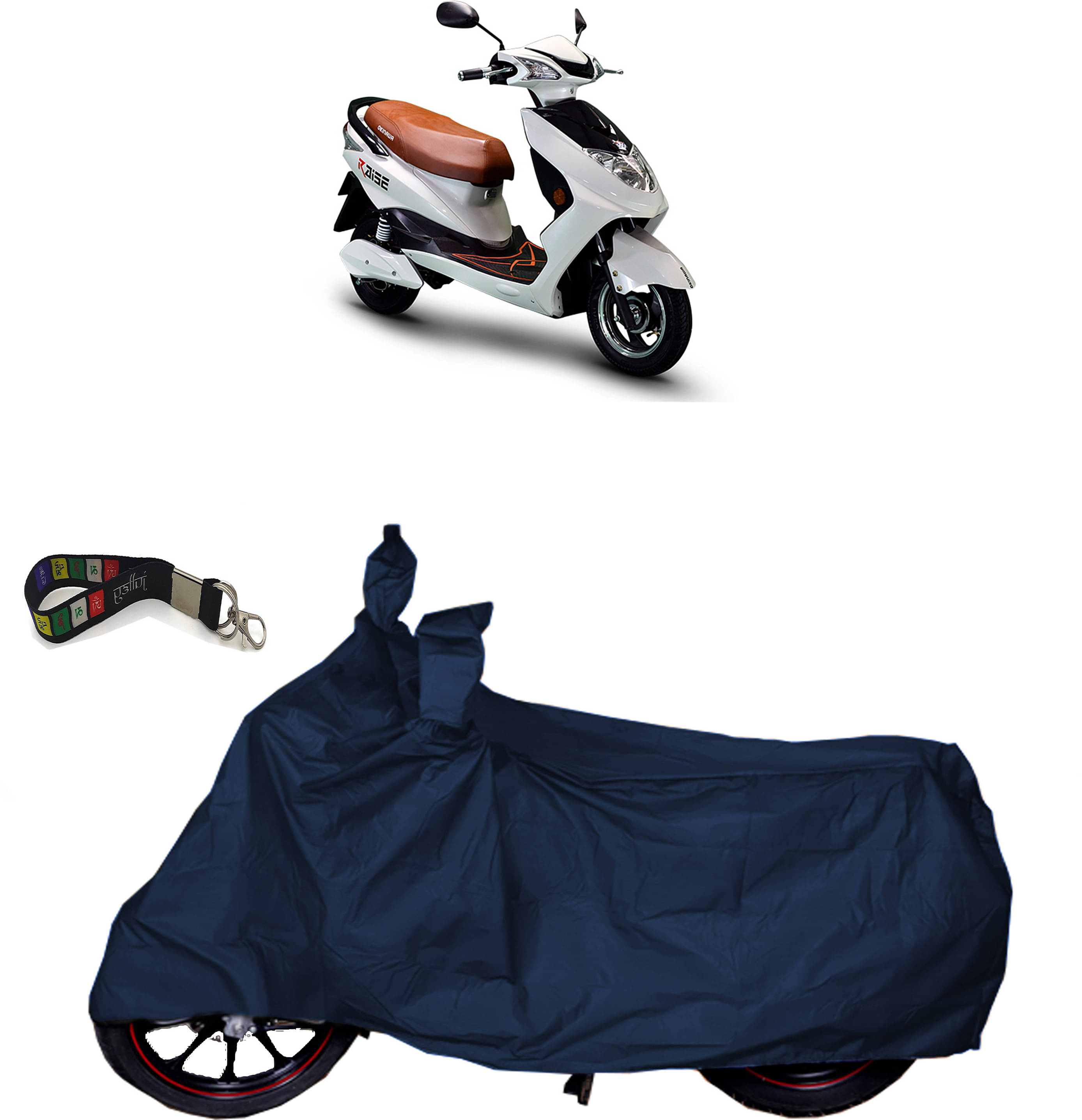     			UKIGAL Bike Body Cover for Okinawa ( Pack of 1 ) , Blue