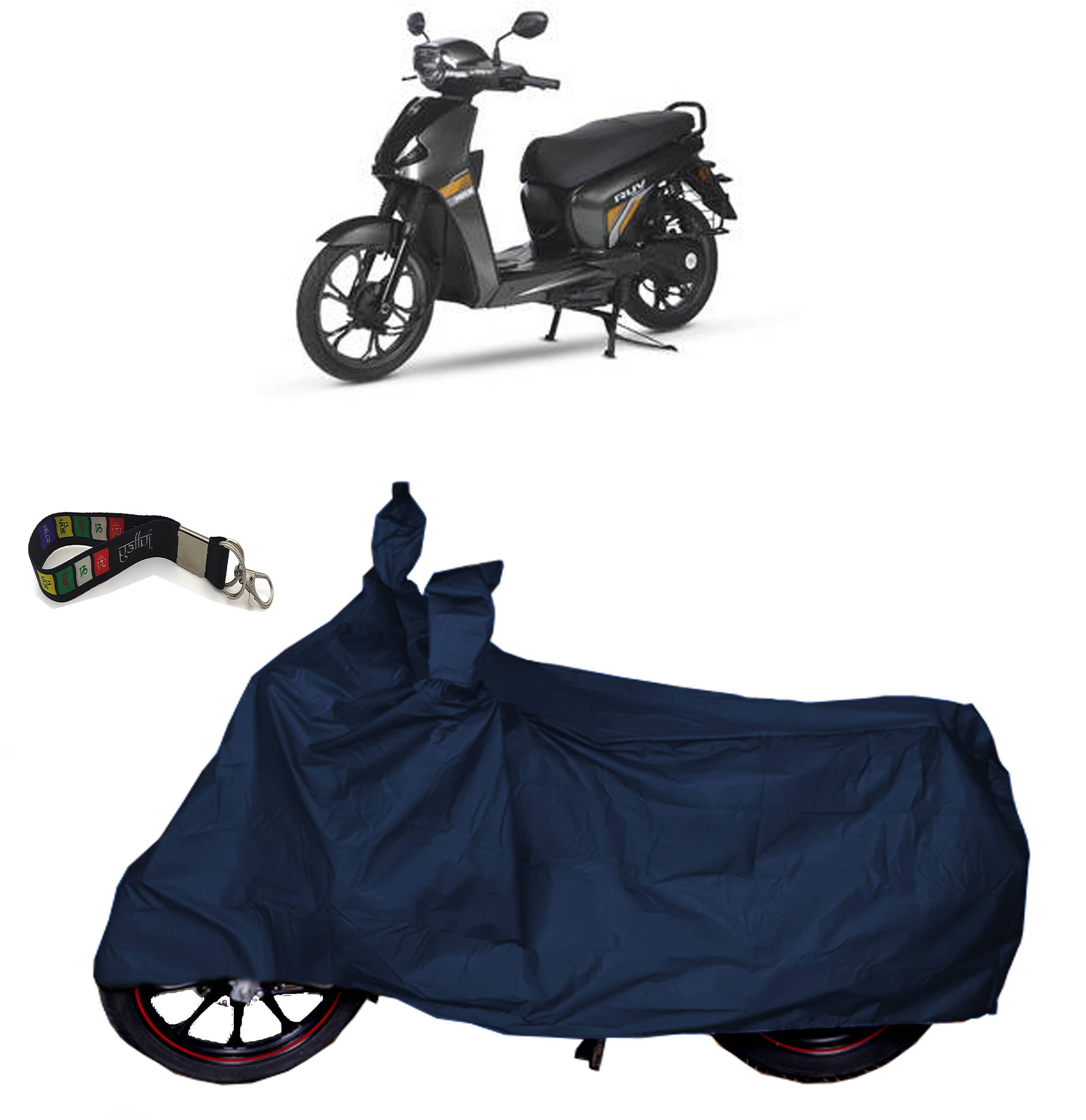 UKIGAL Bike Body Cover for Bgauss ( Pack of 1 ) , Blue     			UKIGAL Bike Body Cover for Bgauss ( Pack of 1 ) , Blue