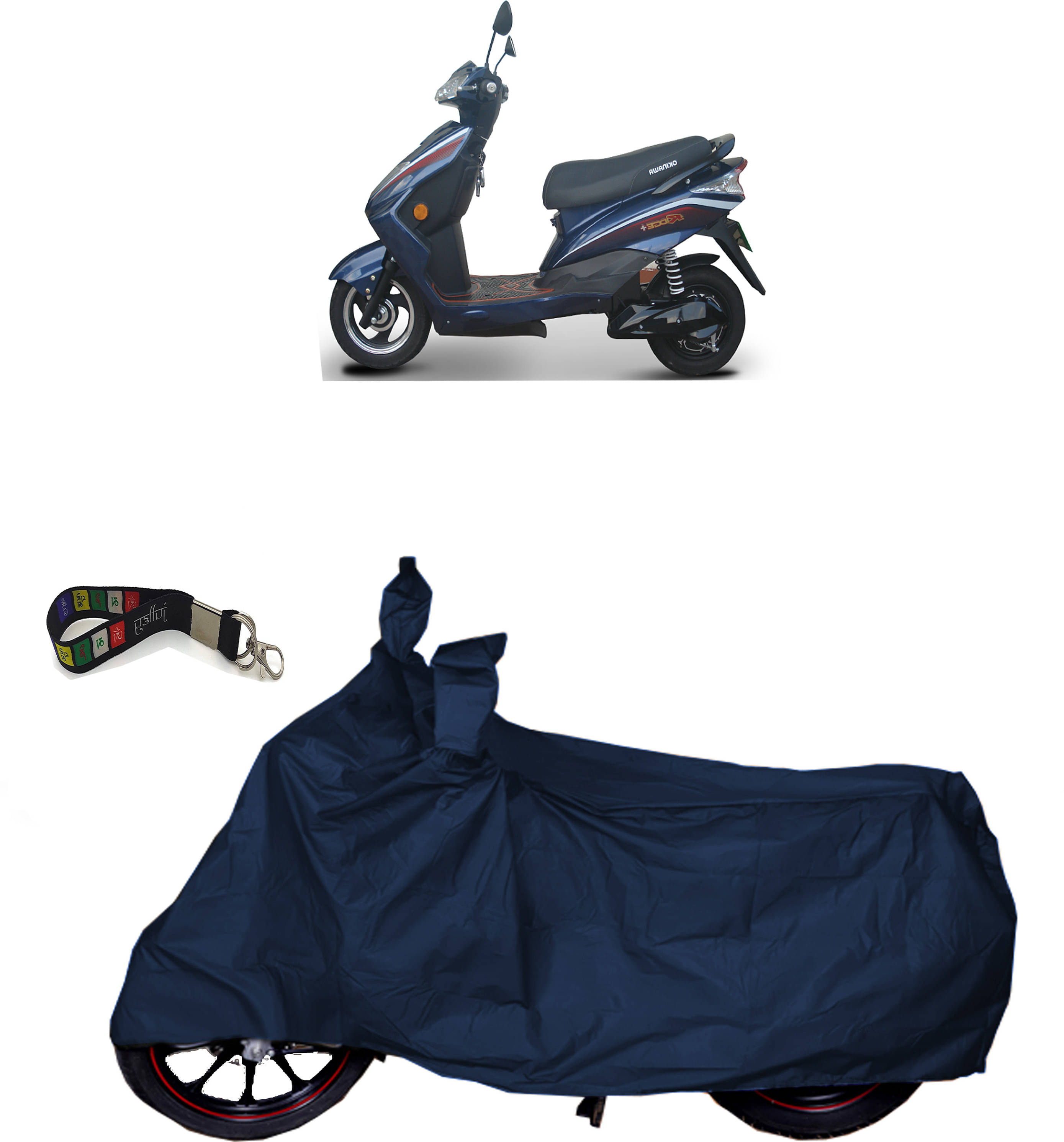 UKIGAL Bike Body Cover for Okinawa ( Pack of 1 ) , Blue     			UKIGAL Bike Body Cover for Okinawa ( Pack of 1 ) , Blue