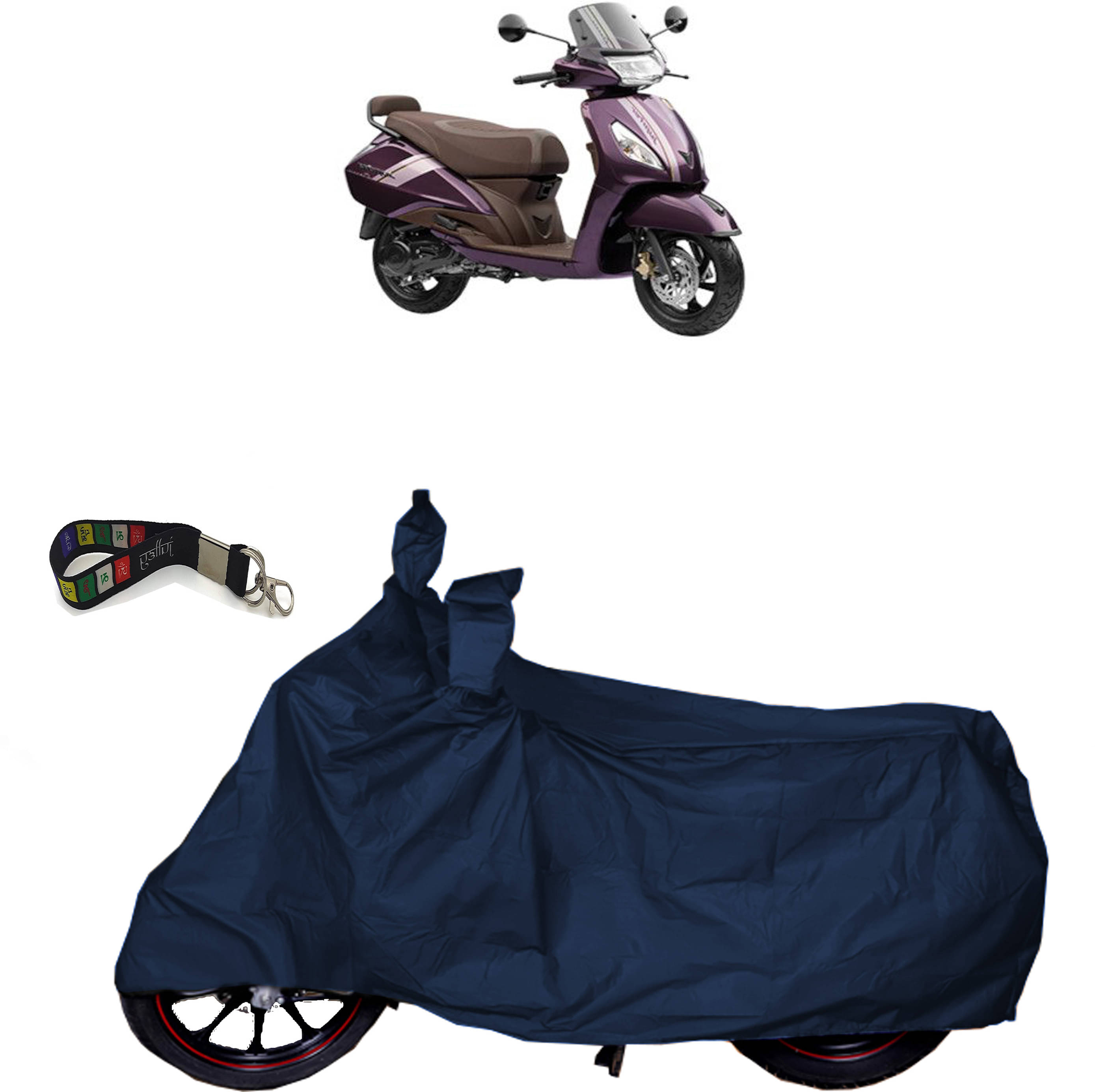 UKIGAL Bike Body Cover for TVS ( Pack of 1 ) , Blue     			UKIGAL Bike Body Cover for TVS ( Pack of 1 ) , Blue