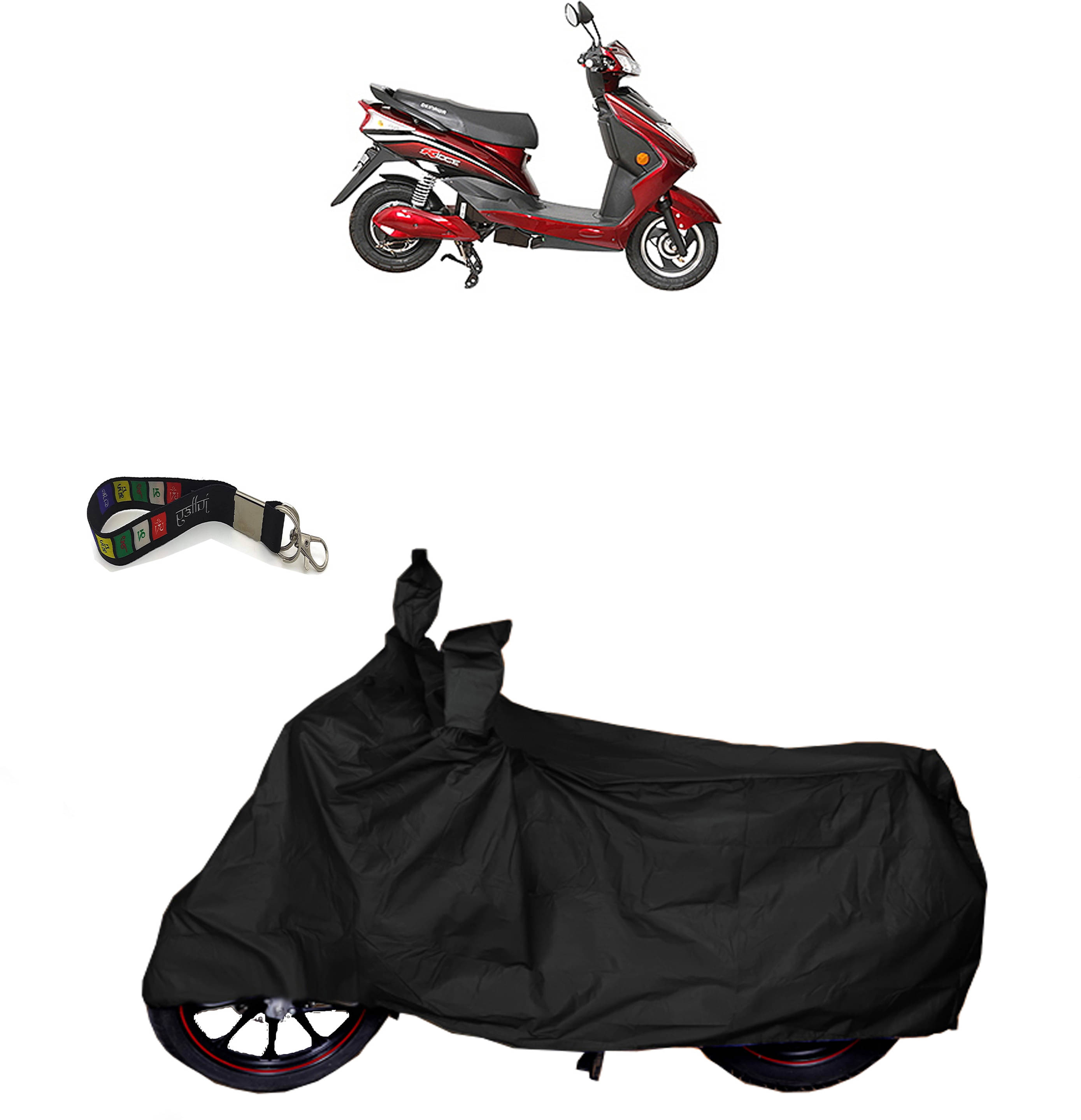     			UKIGAL Bike Body Cover for Okinawa ( Pack of 1 ) , Black