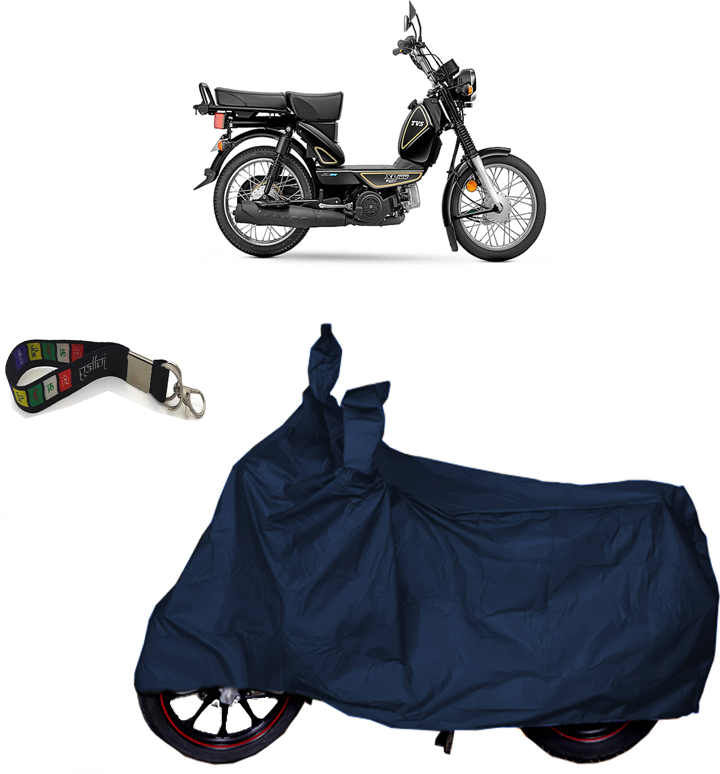 UKIGAL Bike Body Cover for TVS ( Pack of 1 ) , Blue     			UKIGAL Bike Body Cover for TVS ( Pack of 1 ) , Blue