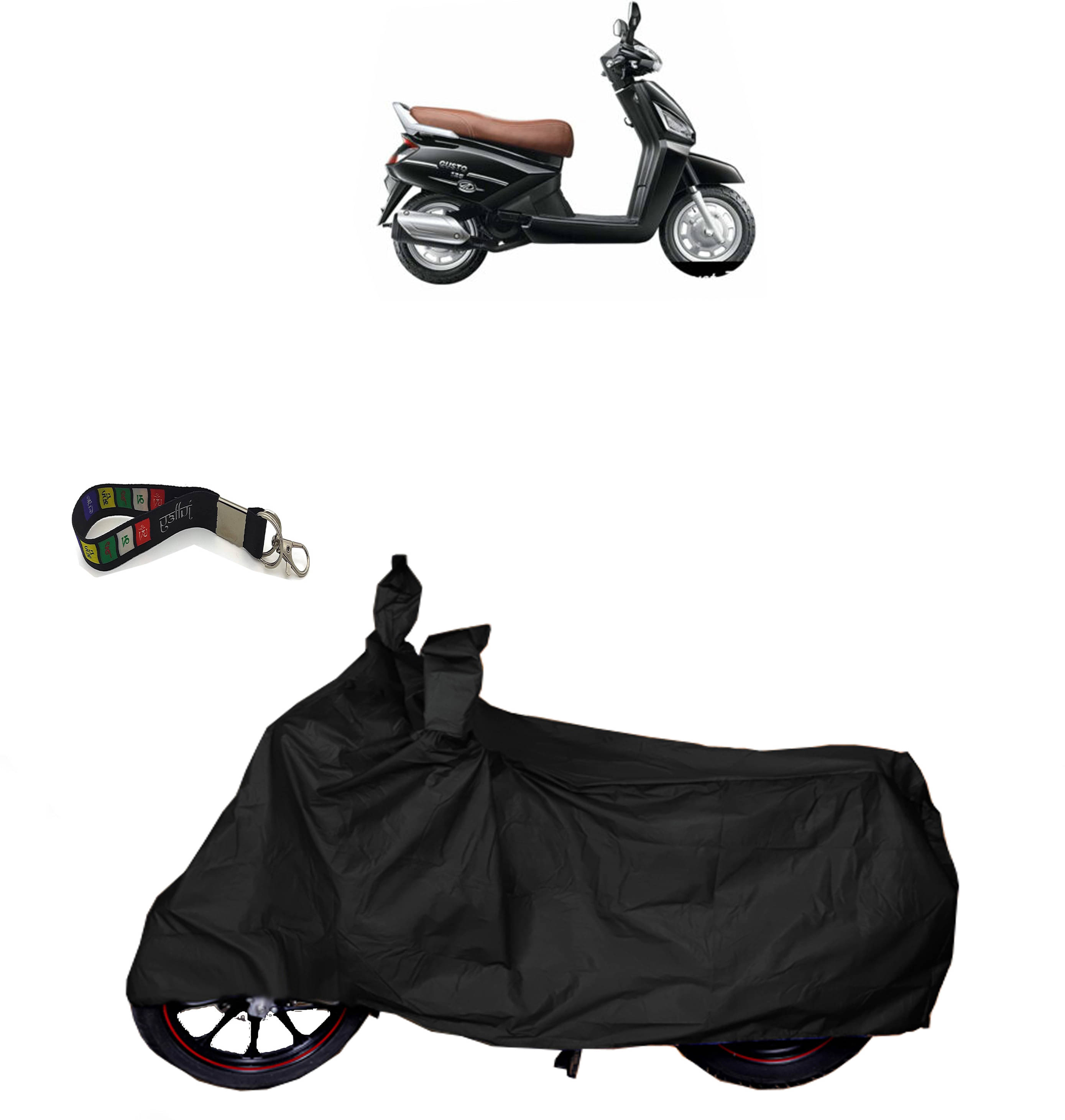 UKIGAL Bike Body Cover for Mahindra ( Pack of 1 ) , Black     			UKIGAL Bike Body Cover for Mahindra ( Pack of 1 ) , Black