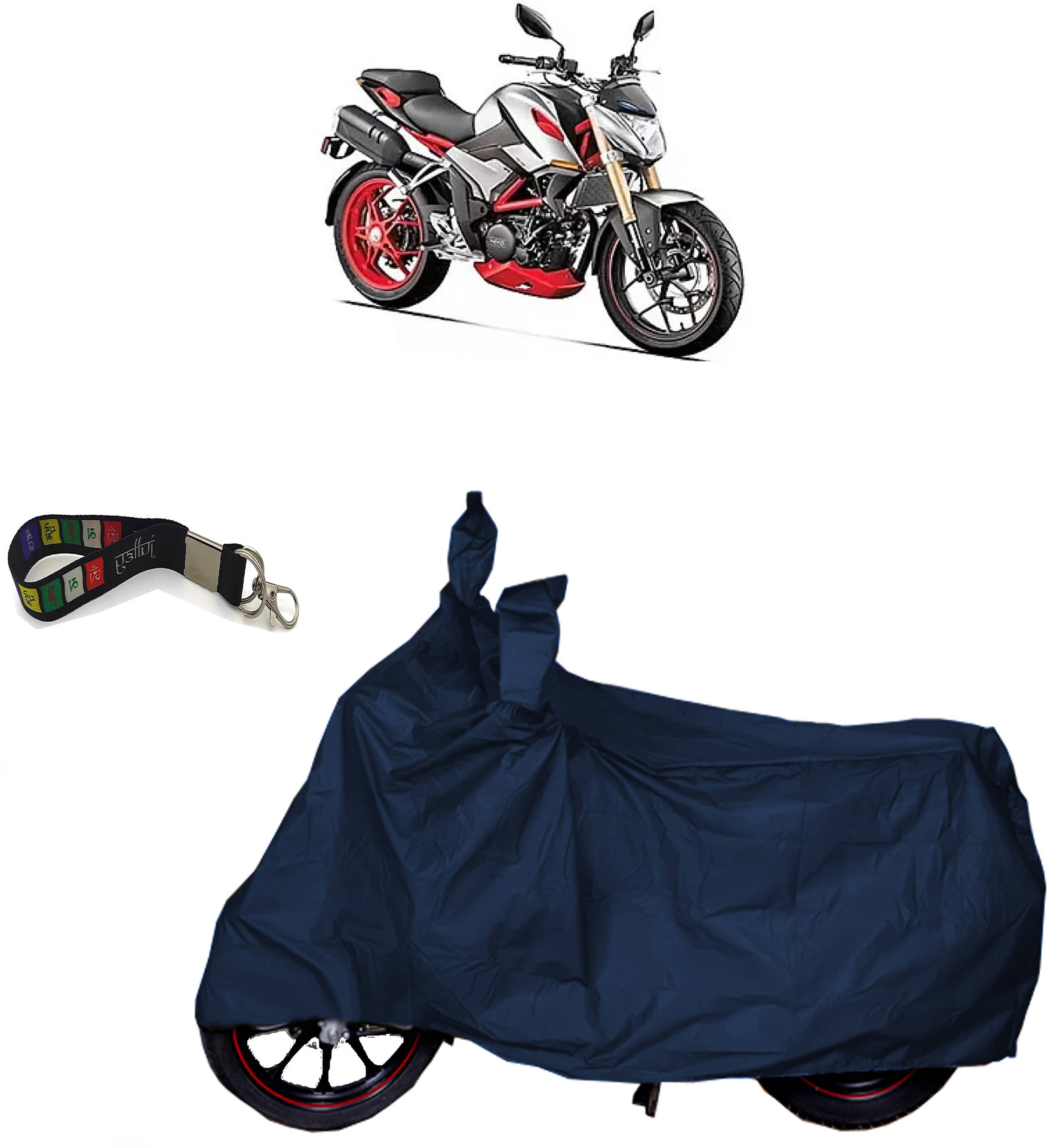 UKIGAL Bike Body Cover for Hero ( Pack of 1 ) , Blue     			UKIGAL Bike Body Cover for Hero ( Pack of 1 ) , Blue