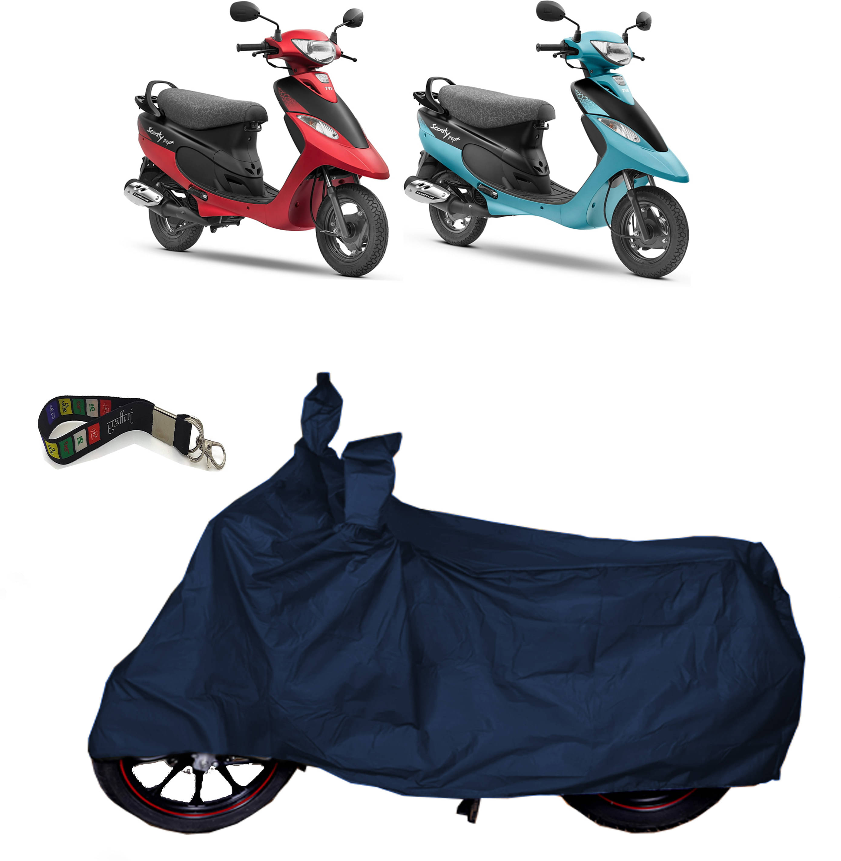 UKIGAL Bike Body Cover for TVS ( Pack of 1 ) , Blue     			UKIGAL Bike Body Cover for TVS ( Pack of 1 ) , Blue