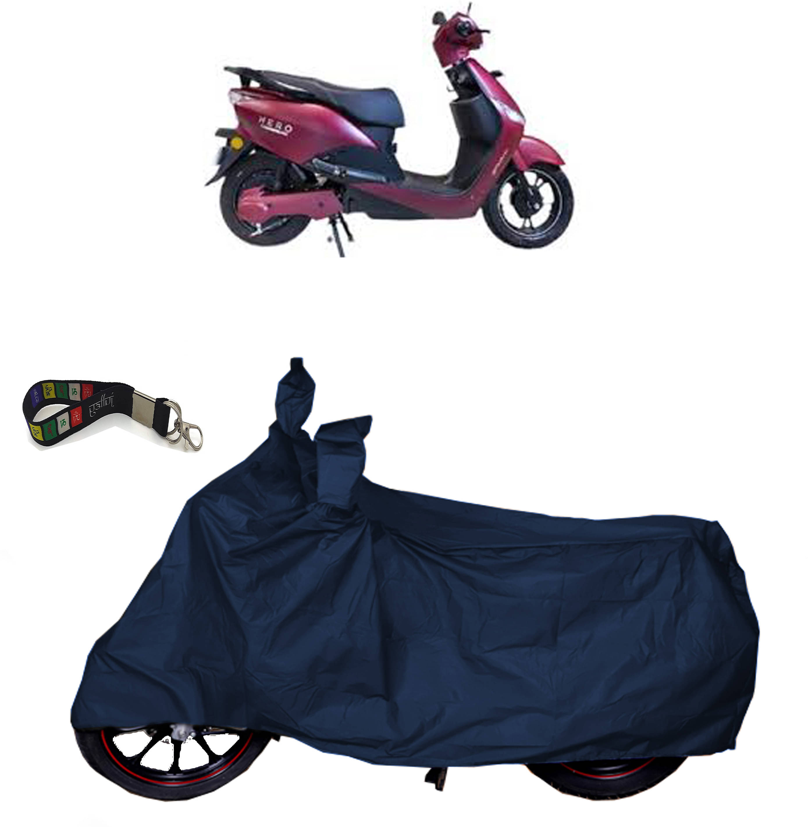 UKIGAL Bike Body Cover for Hero ( Pack of 1 ) , Blue     			UKIGAL Bike Body Cover for Hero ( Pack of 1 ) , Blue