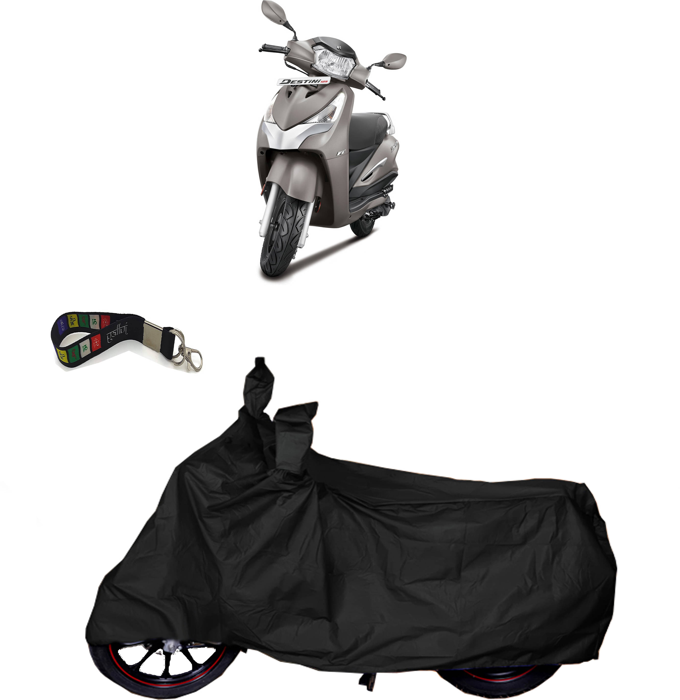 UKIGAL Bike Body Cover for Hero ( Pack of 1 ) , Black     			UKIGAL Bike Body Cover for Hero ( Pack of 1 ) , Black
