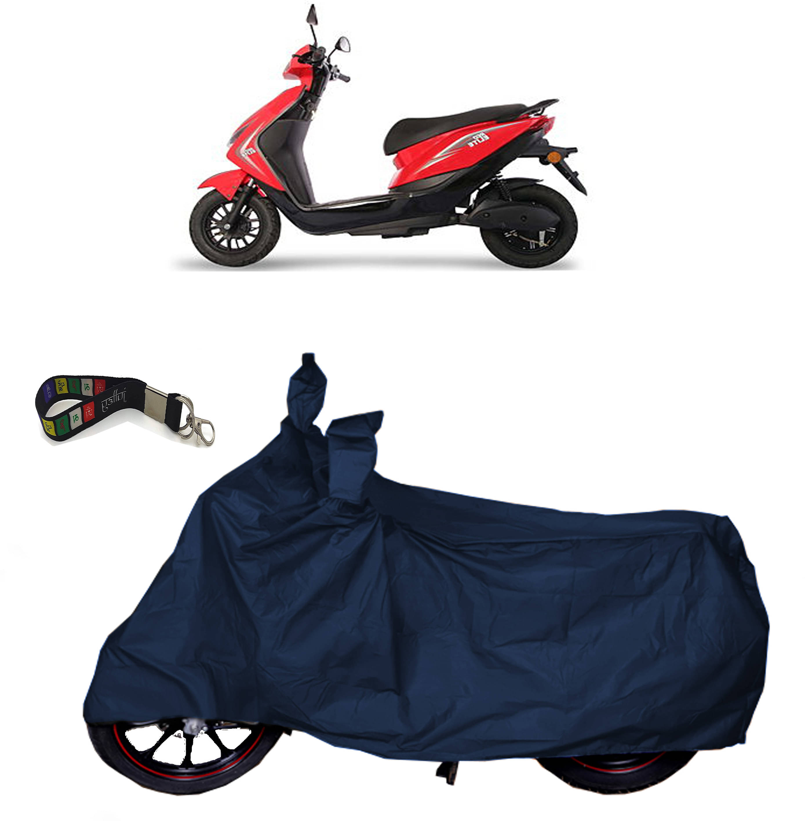 UKIGAL Bike Body Cover for Ampere ( Pack of 1 ) , Blue     			UKIGAL Bike Body Cover for Ampere ( Pack of 1 ) , Blue