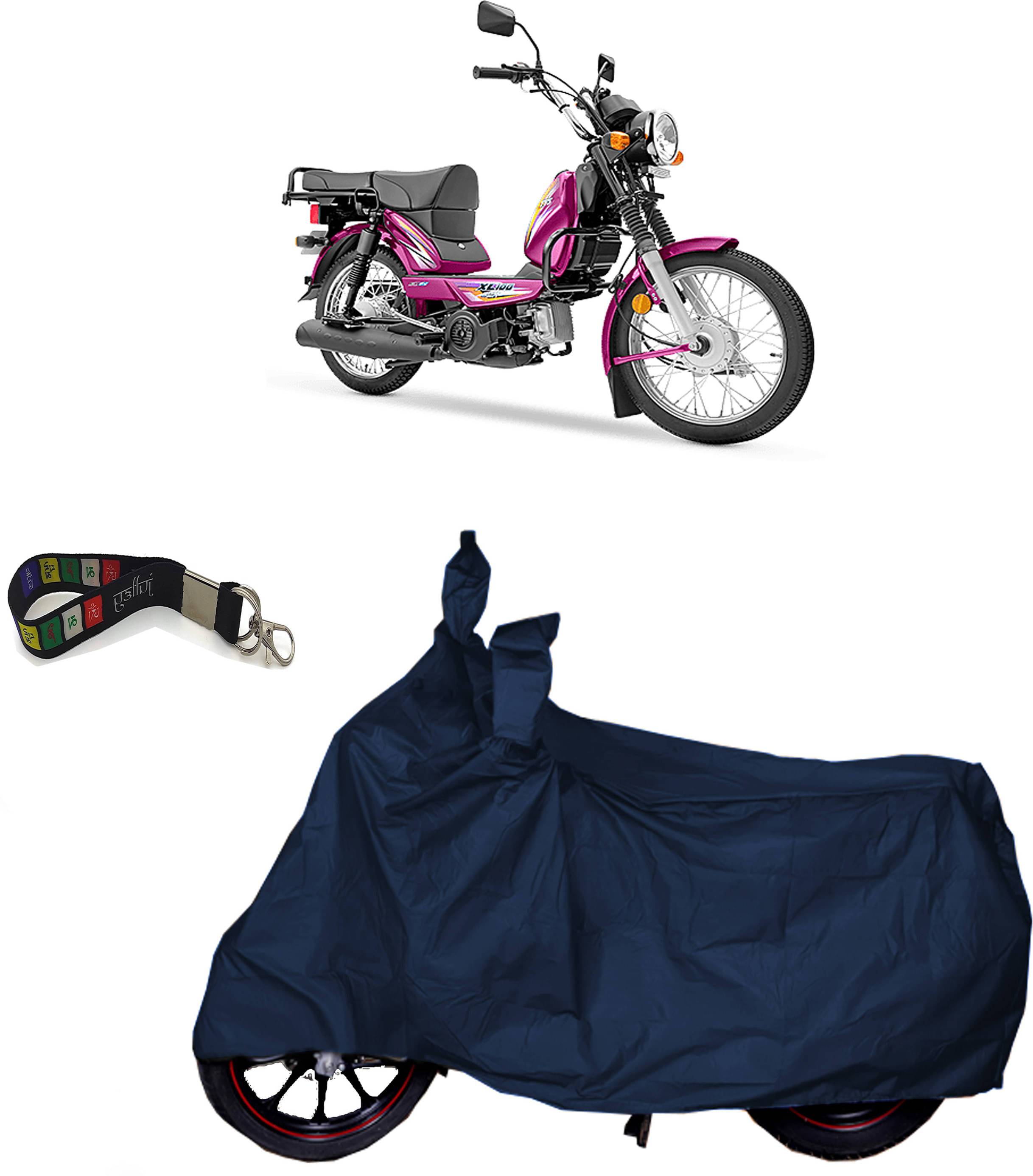     			UKIGAL Bike Body Cover for TVS ( Pack of 1 ) , Blue