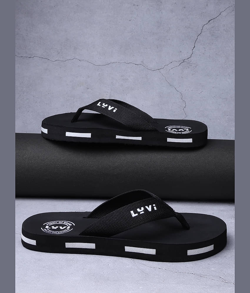 Decathlon All Black Flip Flops Olaian By Decathlon Women's Black