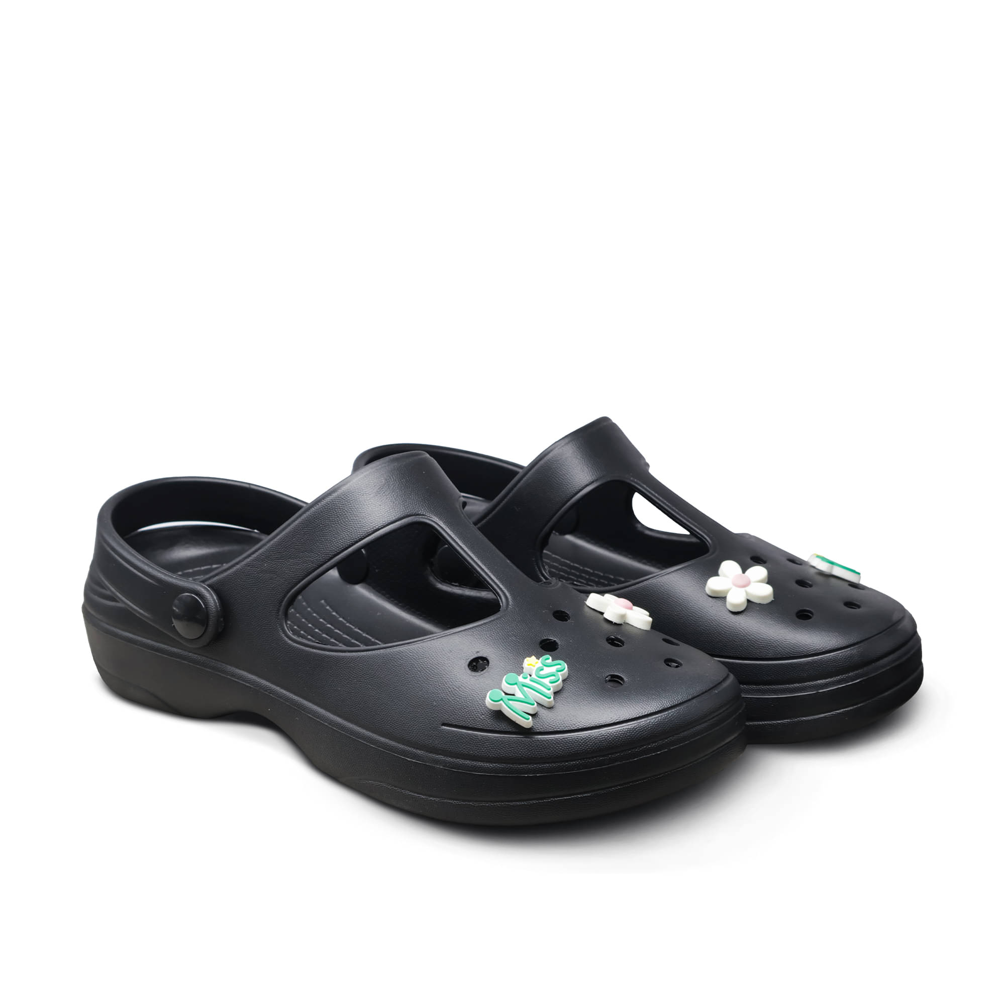     			ASIAN Black Women's Clogs