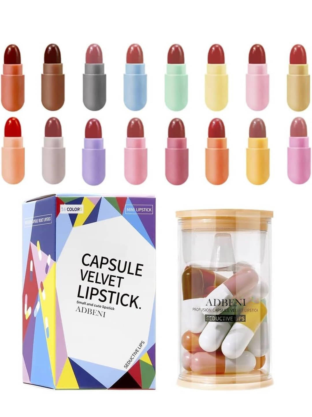 Adbeni Multi Velvet Waterproof Tint Lipstick ( Pack of 1 )