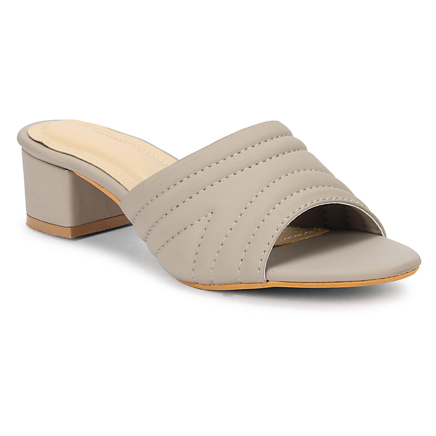     			Commander Shoes Gray Women's Slip On Heels