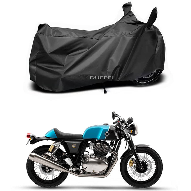     			DUFFEL Bike Body Cover for Royal Enfield Royal Enfie Continental GT 650 ( Pack of 1 ) , Black