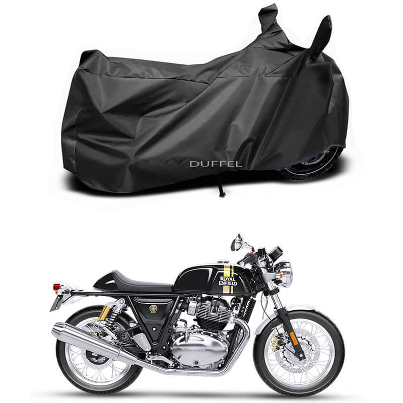     			DUFFEL Bike Body Cover for Royal Enfield Royal Enfie Continental GT 650 Storm ( Pack of 1 ) , Black