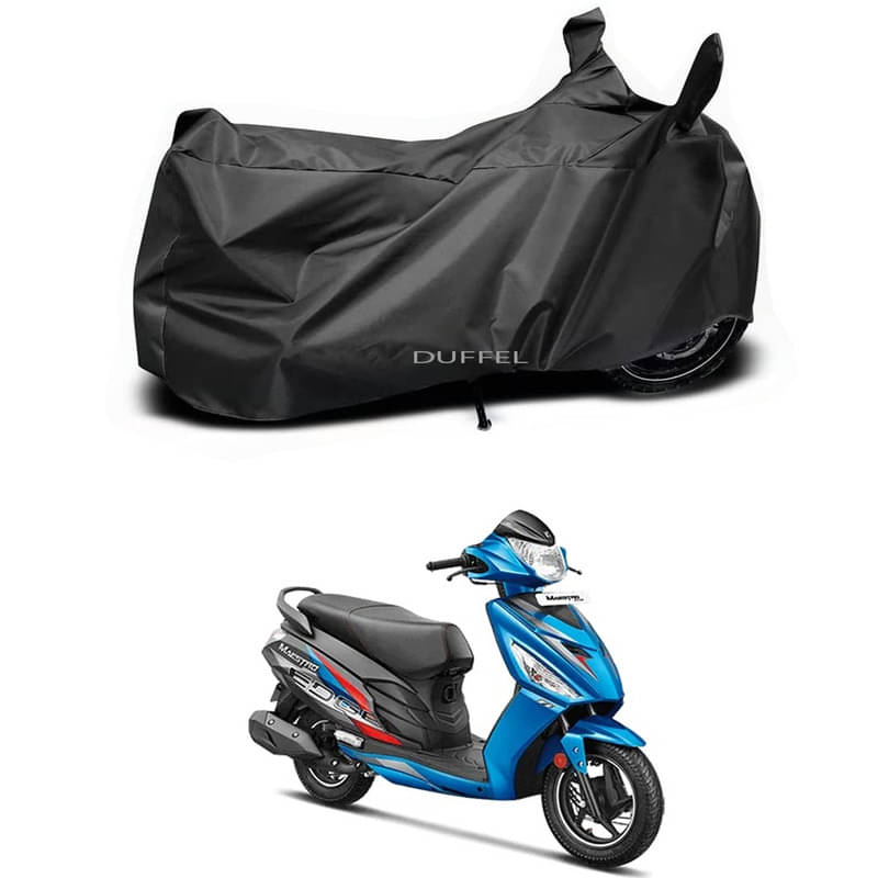 DUFFEL Bike Body Cover for Hero Hero Maestro Edge 110 ( Pack of 1 ) , Black DUFFEL Bike Body Cover for Hero Hero Maestro Edge 110 ( Pack of 1 ) , Black