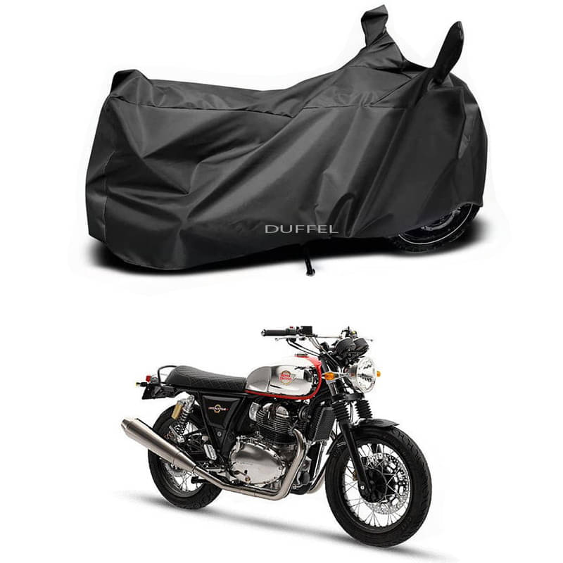 DUFFEL Bike Body Cover for Royal Enfield Royal Enfie Interceptor 650 Strip ( Pack of 1 ) , Black DUFFEL Bike Body Cover for Royal Enfield Royal Enfie Interceptor 650 Strip ( Pack of 1 ) , Black