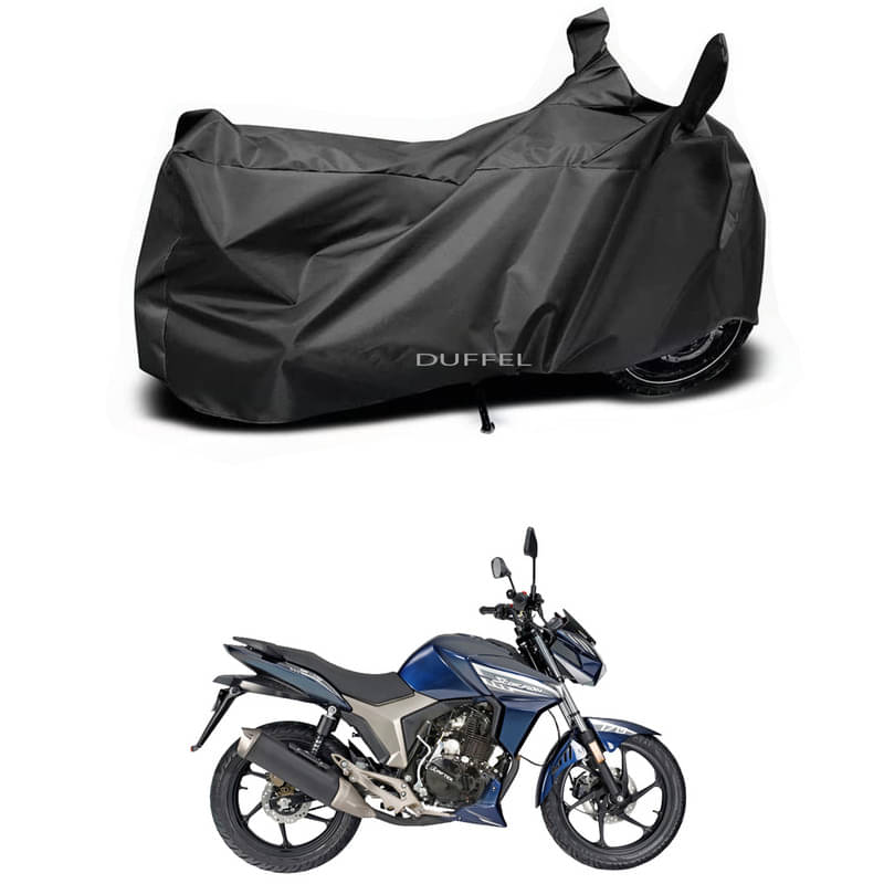 DUFFEL Bike Body Cover for Aftek Aftek Scorpion SR-170 ( Pack of 1 ) , Black     			DUFFEL Bike Body Cover for Aftek Aftek Scorpion SR-170 ( Pack of 1 ) , Black