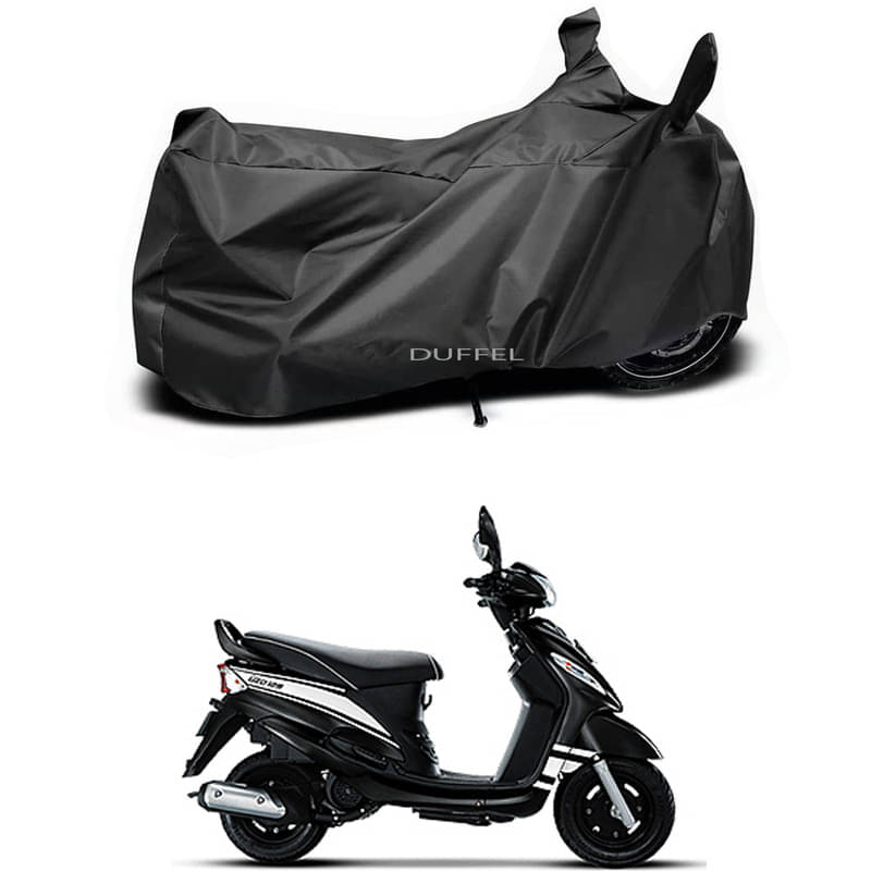 DUFFEL Bike Body Cover for Mahindra Mahindra Rodeo ( Pack of 1 ) , Black DUFFEL Bike Body Cover for Mahindra Mahindra Rodeo ( Pack of 1 ) , Black