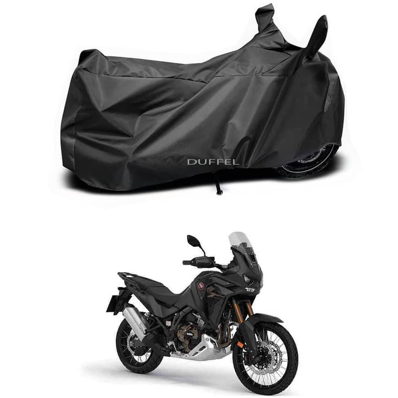 DUFFEL Bike Body Cover for Honda Honda Africa Twin Manual ( Pack of 1 ) , Black     			DUFFEL Bike Body Cover for Honda Honda Africa Twin Manual ( Pack of 1 ) , Black