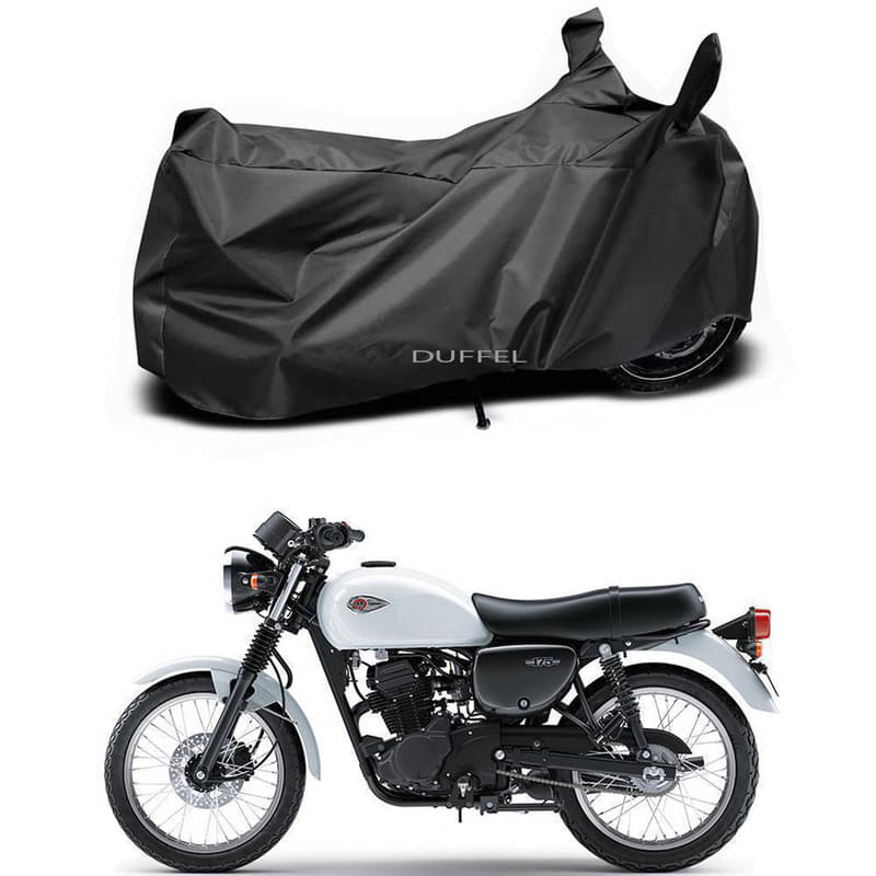 DUFFEL Bike Body Cover for kawasaki KawasaW175 BS6 ( Pack of 1 ) , Black DUFFEL Bike Body Cover for kawasaki KawasaW175 BS6 ( Pack of 1 ) , Black