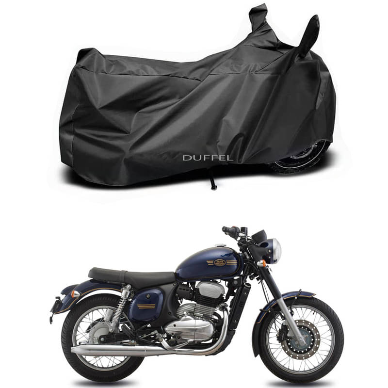 DUFFEL Bike Body Cover for Jawa Jawa Forty Two Nebula ( Pack of 1 ) , Black     			DUFFEL Bike Body Cover for Jawa Jawa Forty Two Nebula ( Pack of 1 ) , Black