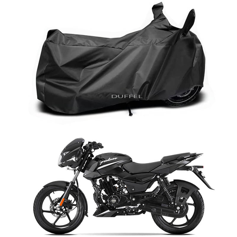     			DUFFEL Bike Body Cover for Bajaj Bajaj Pulsar 125 Split-Disc ( Pack of 1 ) , Black