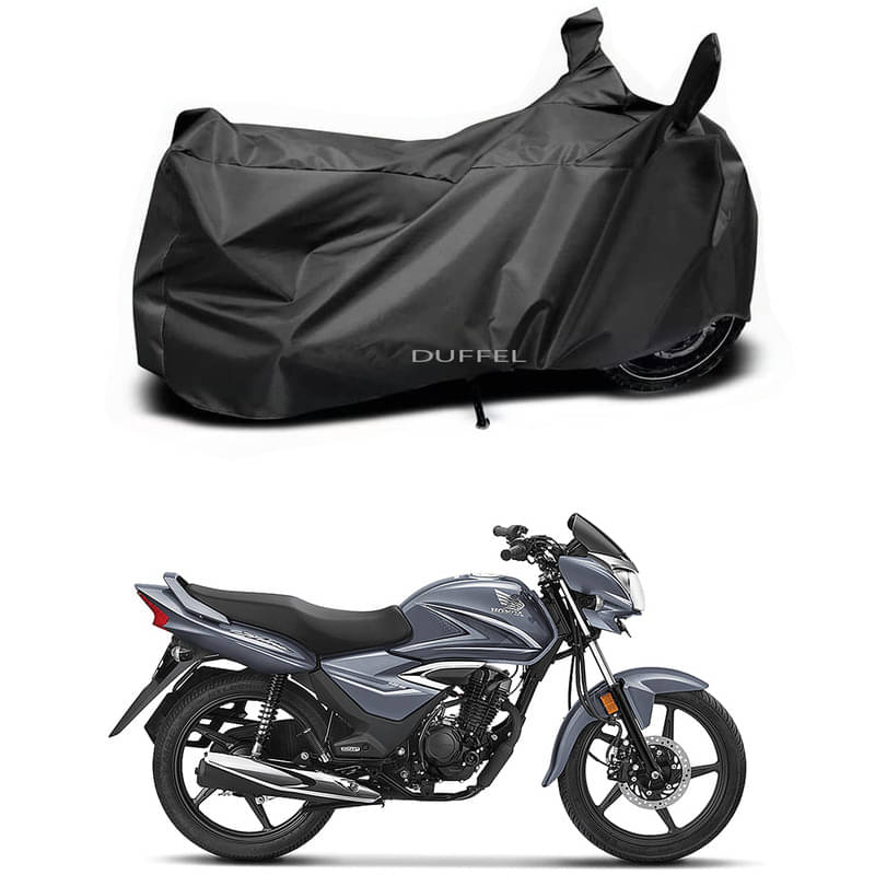 DUFFEL Bike Body Cover for Honda Honda Shine Disc ( Pack of 1 ) , Black DUFFEL Bike Body Cover for Honda Honda Shine Disc ( Pack of 1 ) , Black