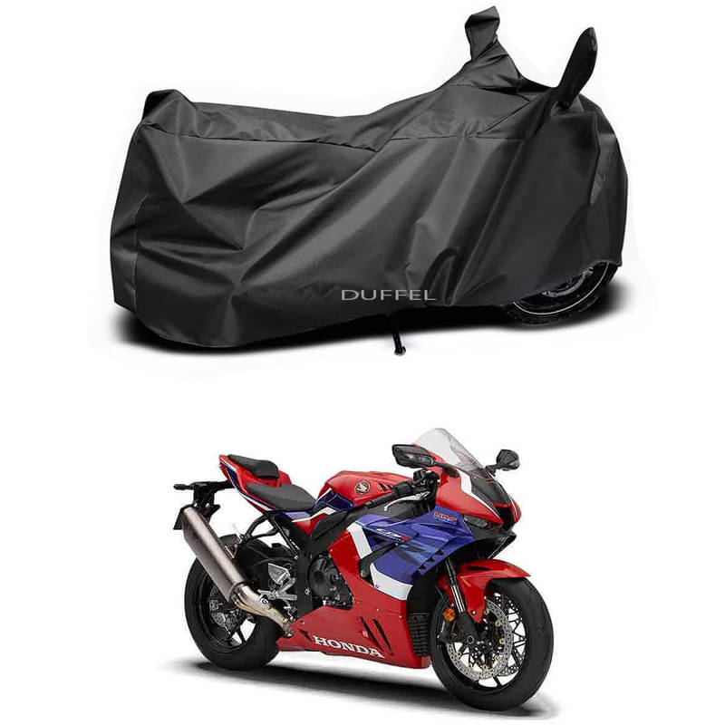     			DUFFEL Bike Body Cover for Honda Honda CBR1000RR-R BS6 ( Pack of 1 ) , Black