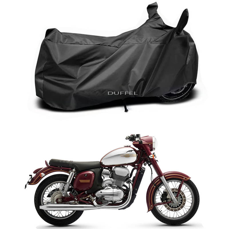     			DUFFEL Bike Body Cover for Jawa Jawa Single Channel Disc ( Pack of 1 ) , Black