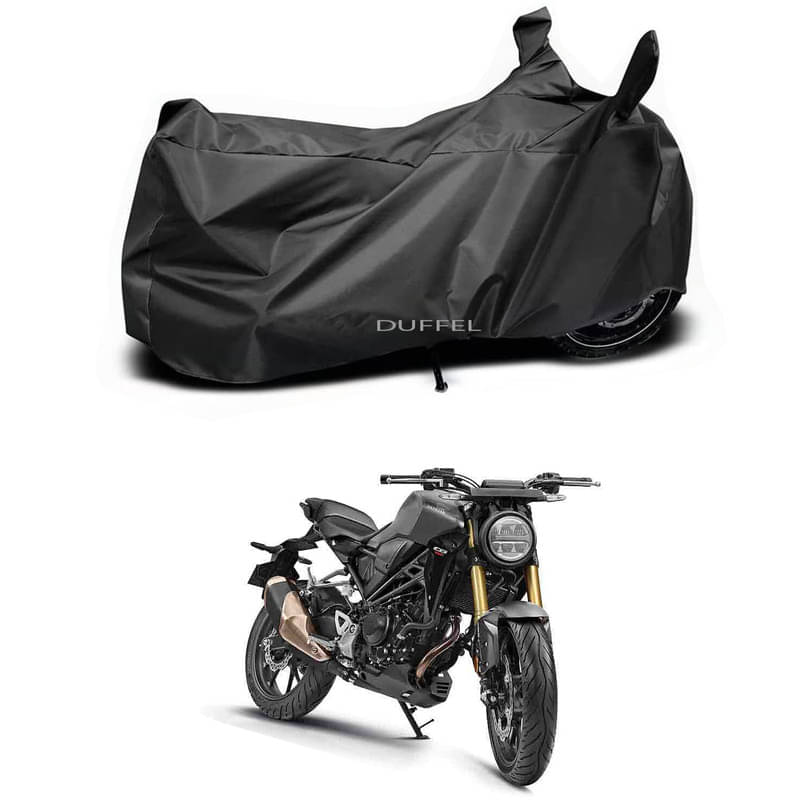 DUFFEL Bike Body Cover for Honda Honda CB300R STD ( Pack of 1 ) , Black     			DUFFEL Bike Body Cover for Honda Honda CB300R STD ( Pack of 1 ) , Black